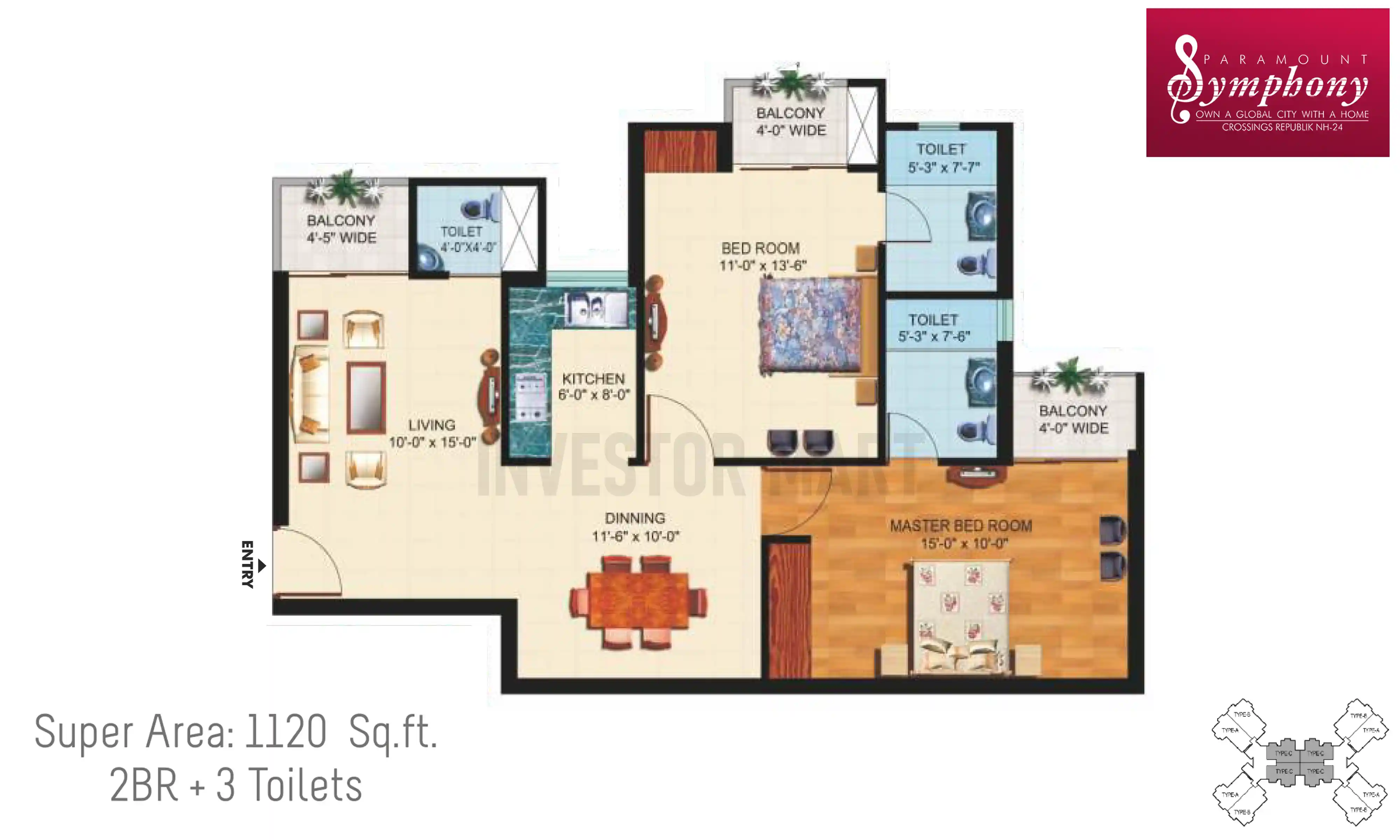 1120 Sqft