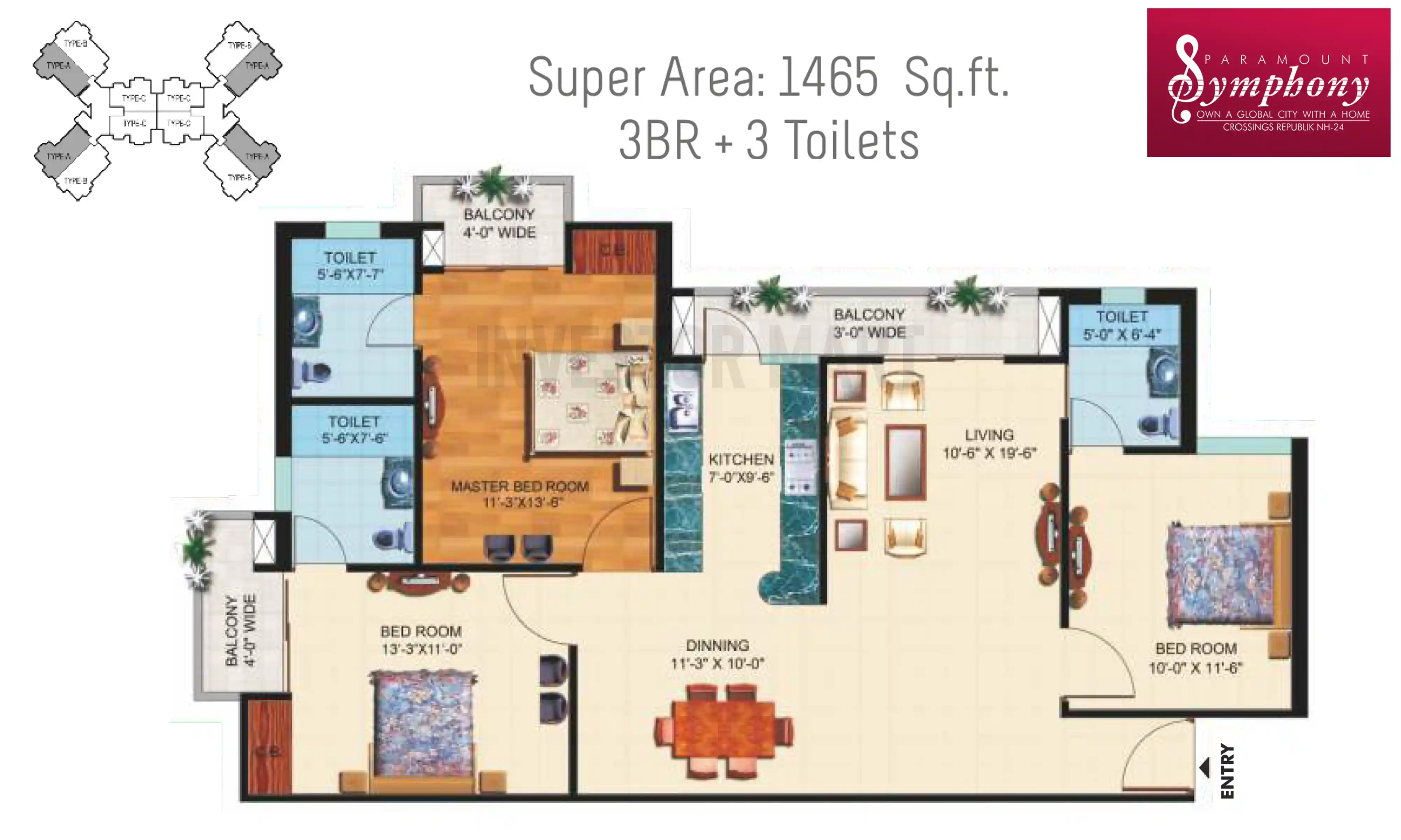 1465 Sqft