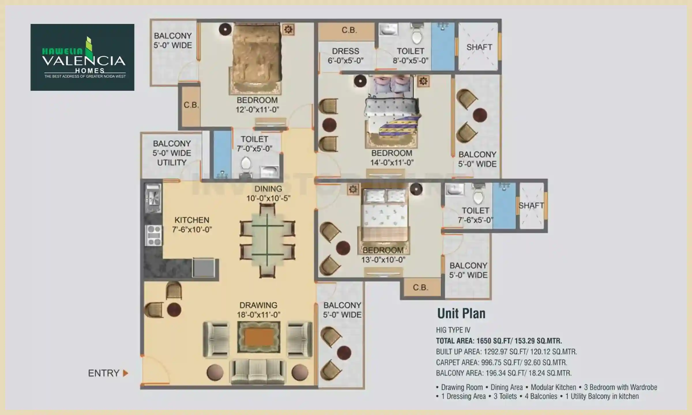 1650 Sqft