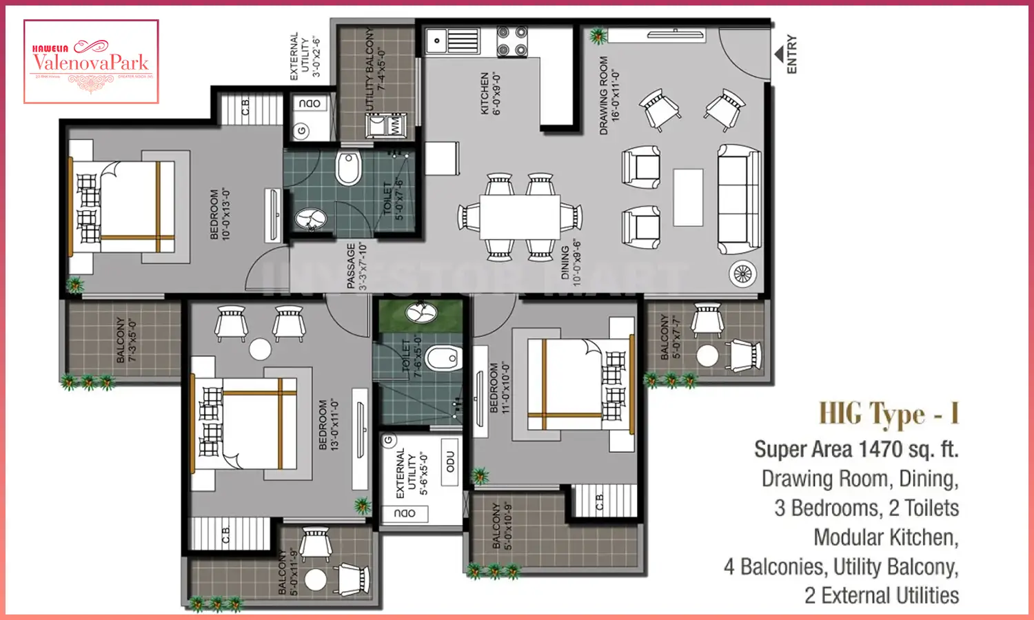 1470 Sqft