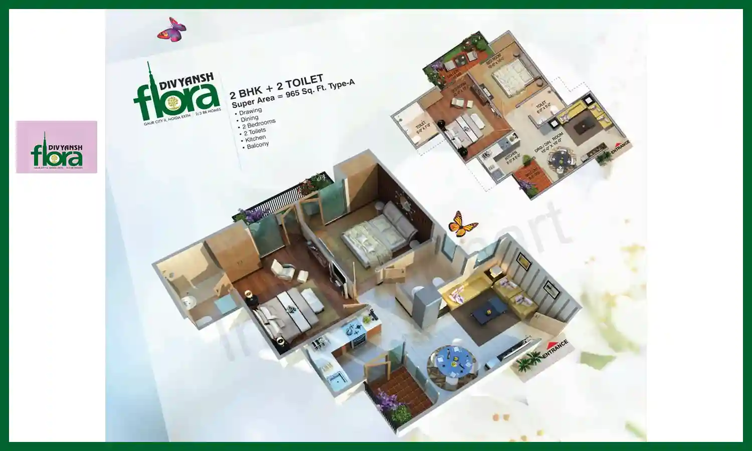 965 Sqft