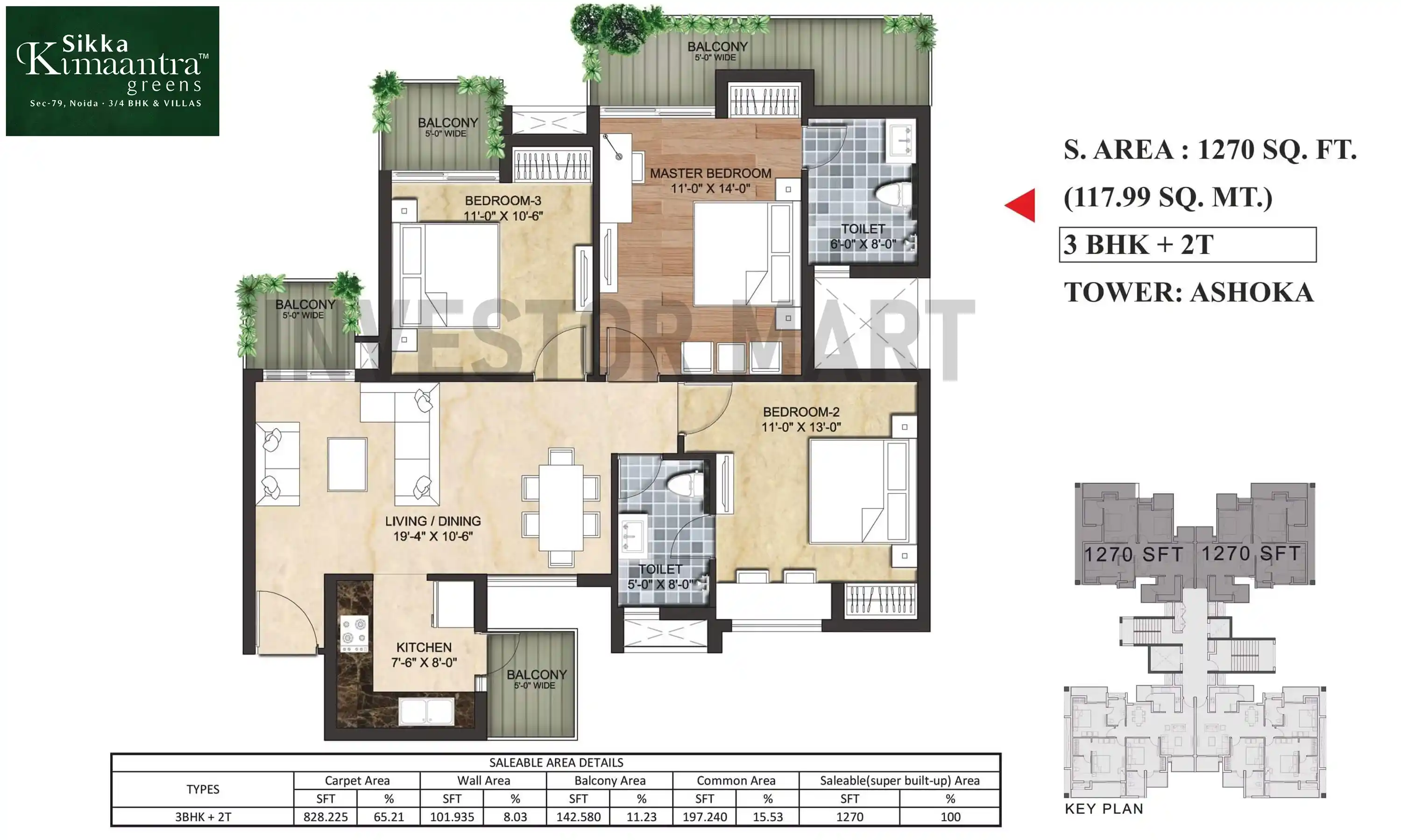 1270 Sqft