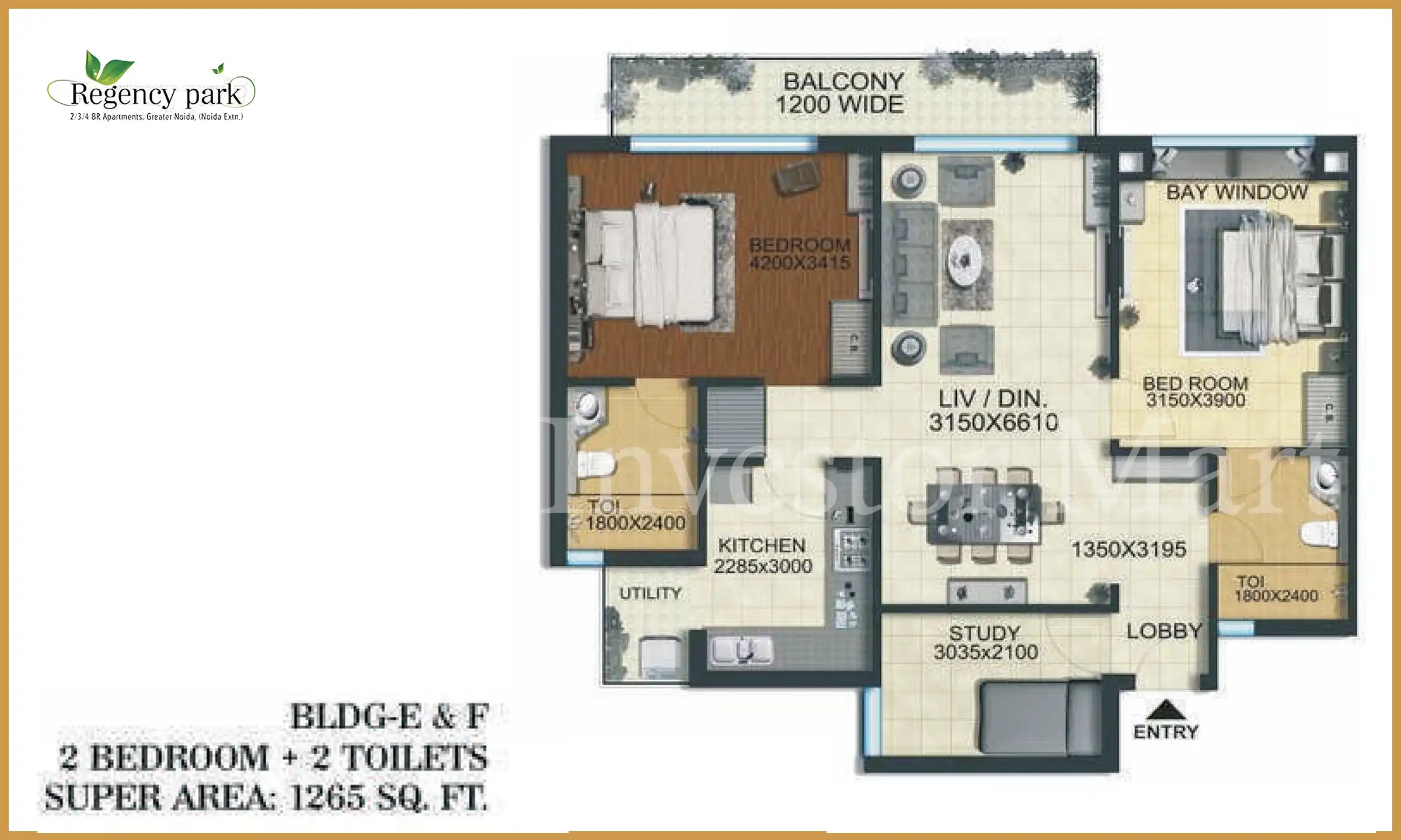 1265 Sqft