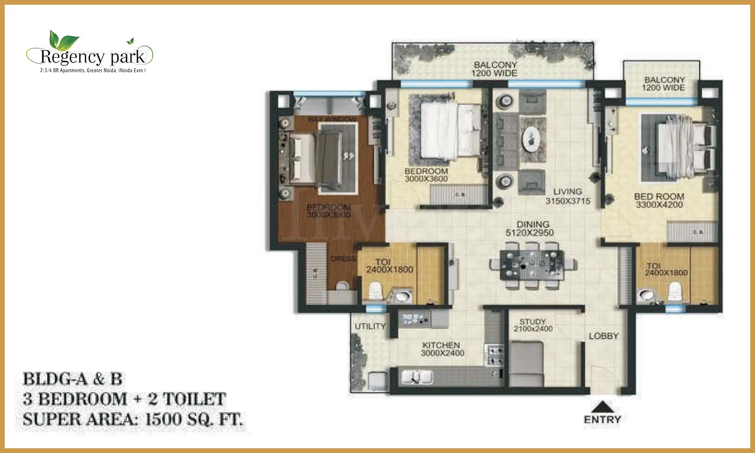 1500 Sqft