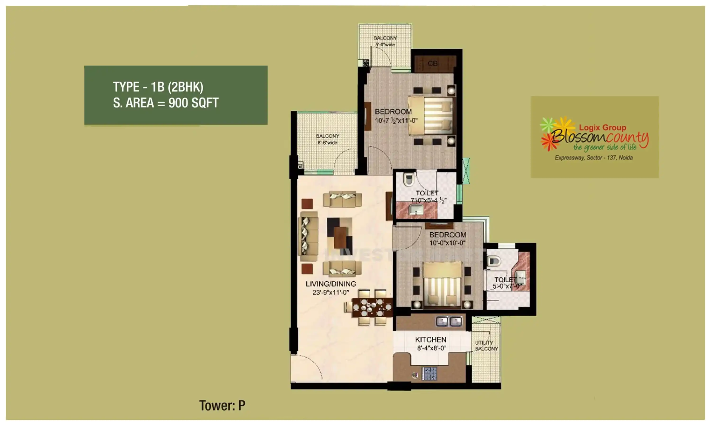 900 Sqft