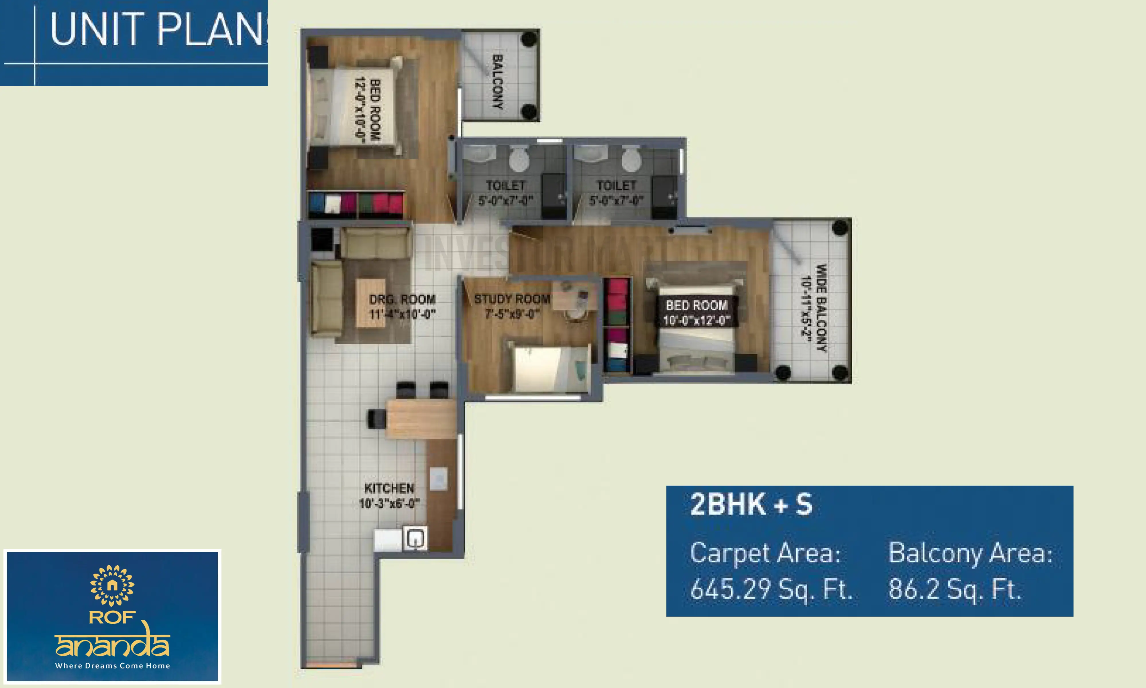 731 Sqft