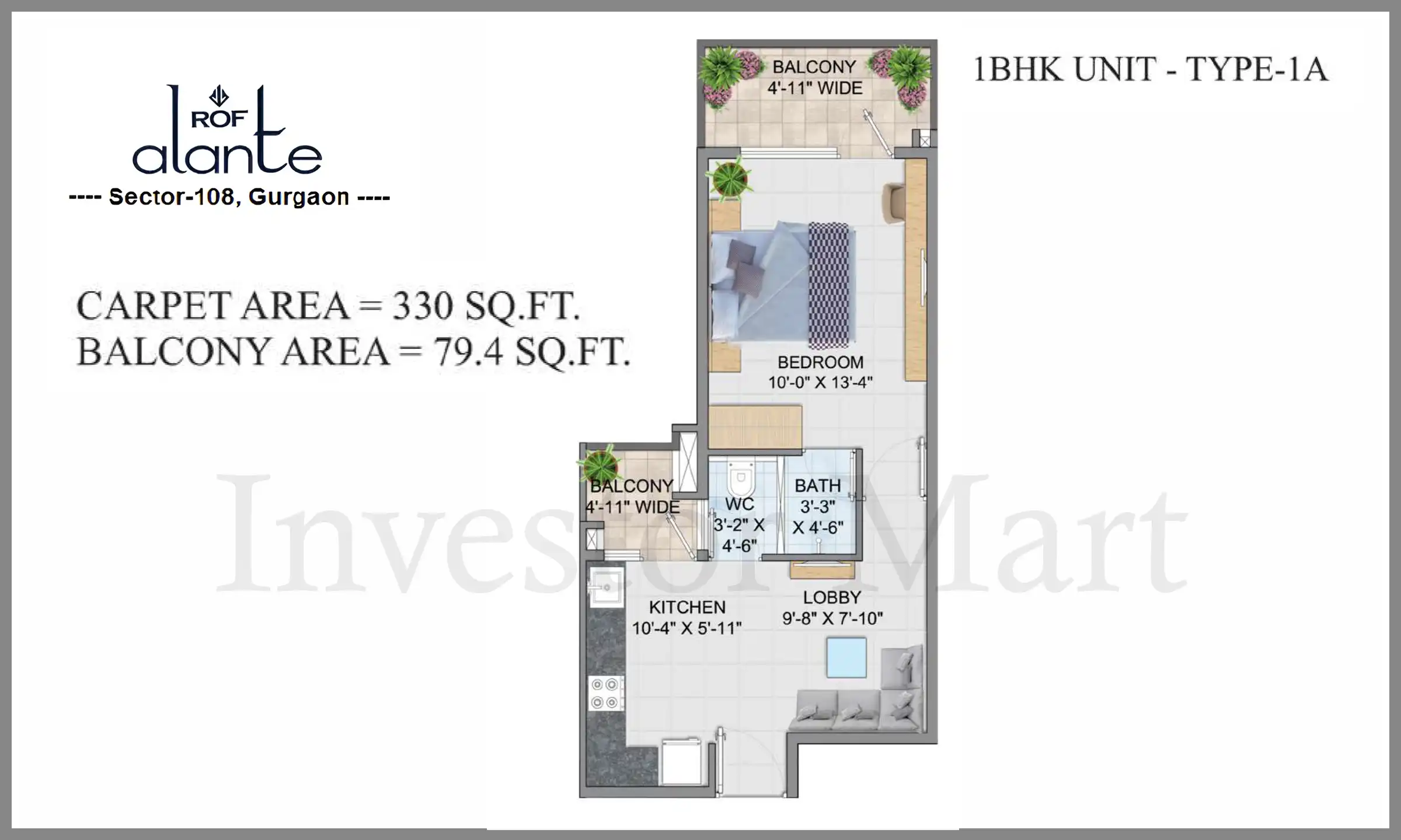330 Sqft