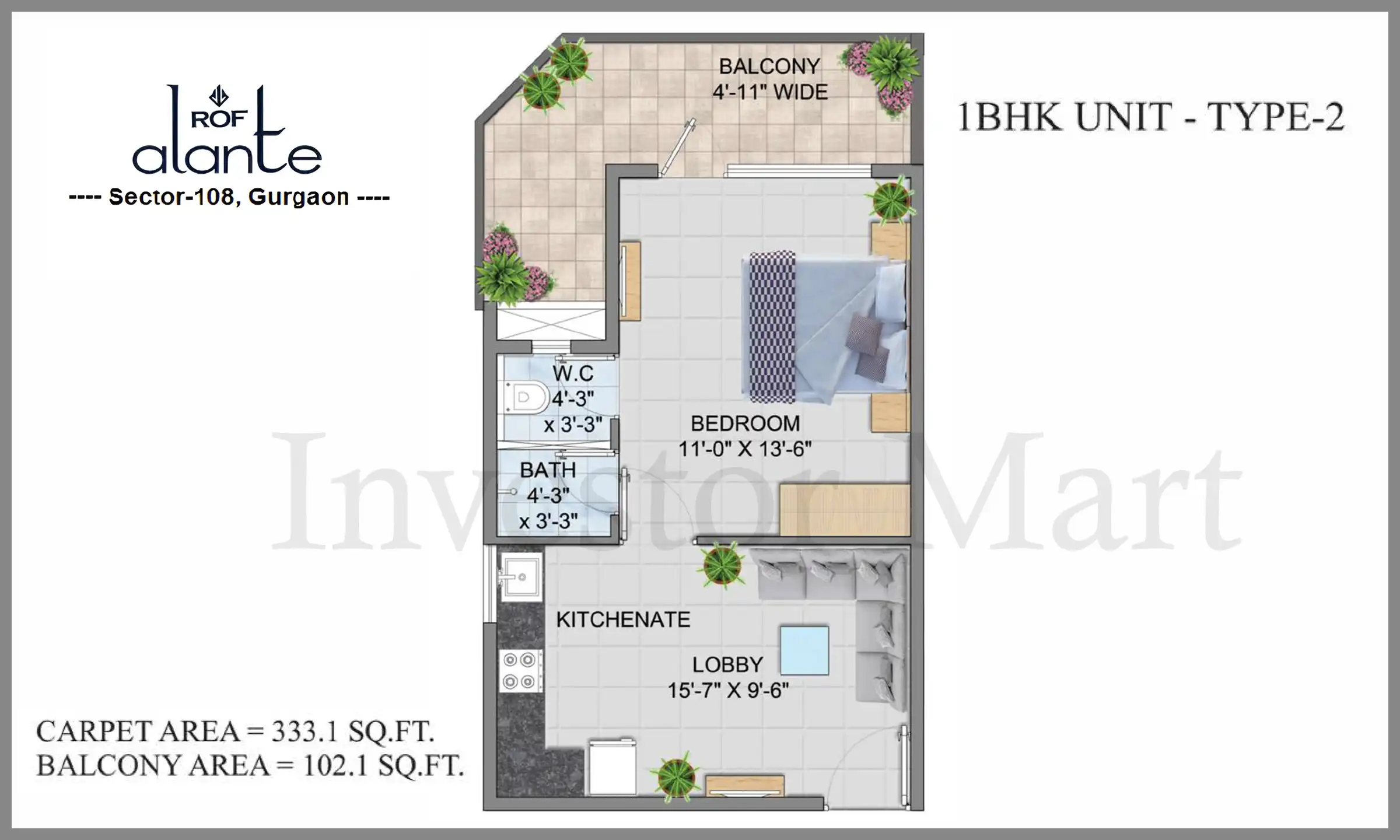 333 Sqft