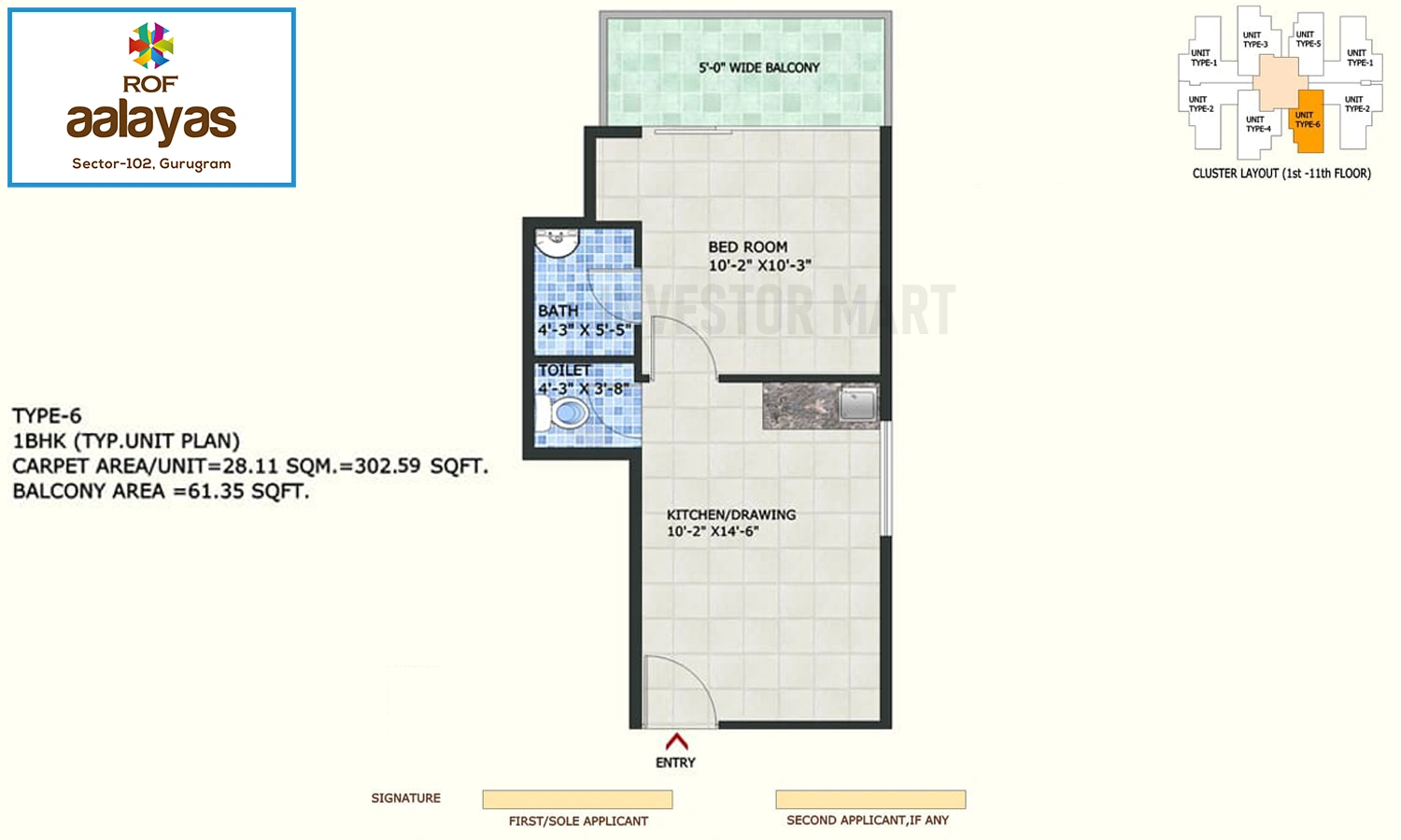 302 Sqft