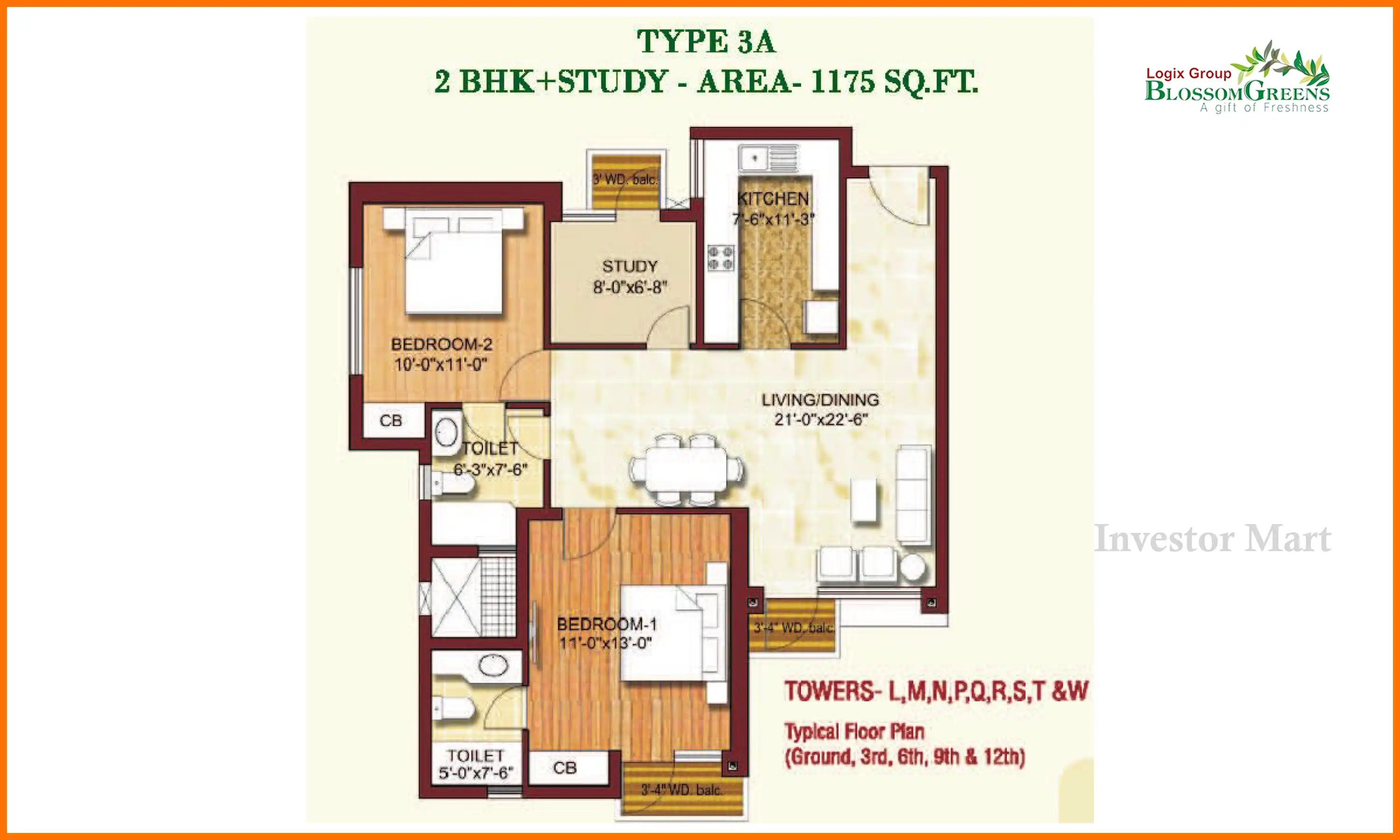 1175 Sqft