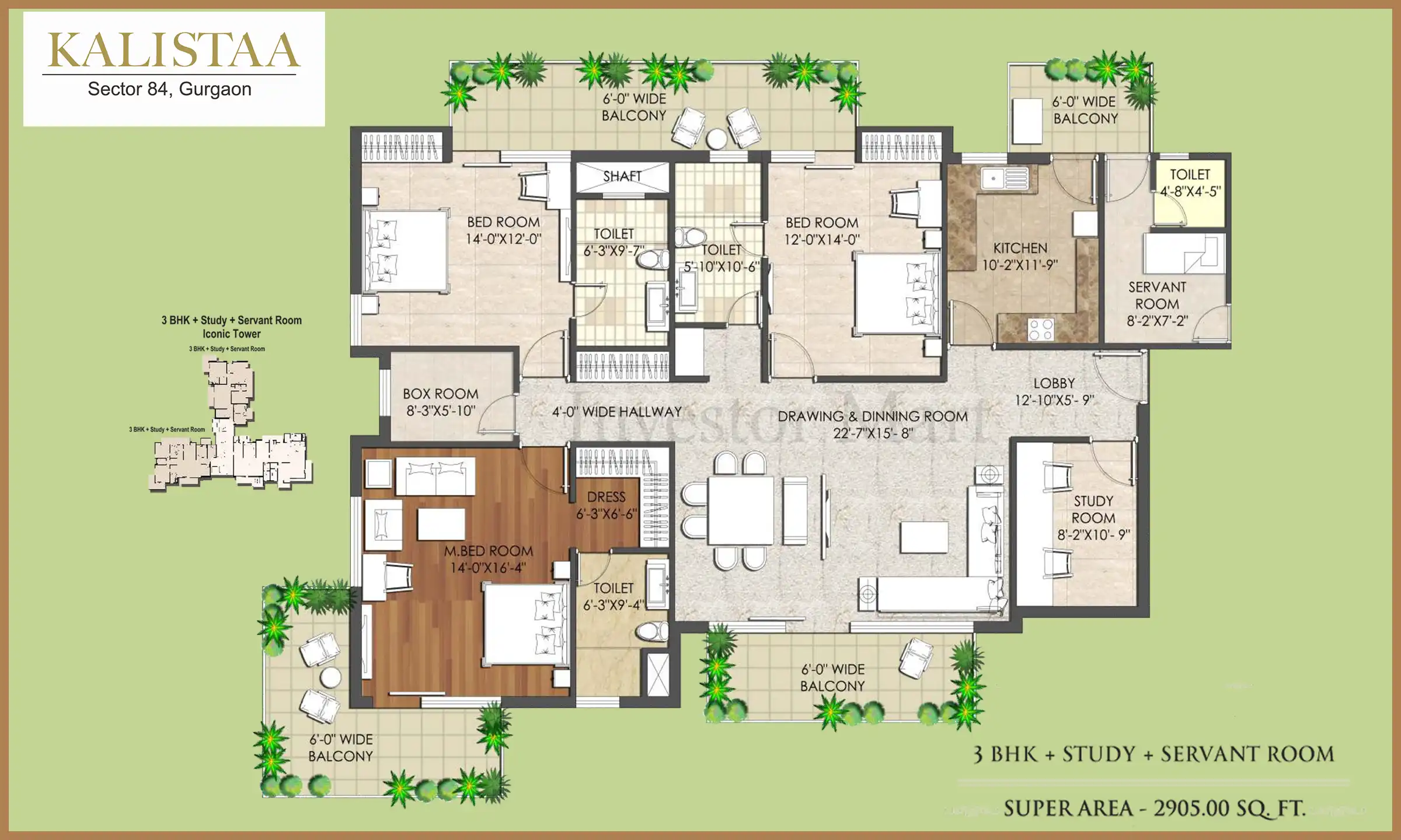 2905 Sqft