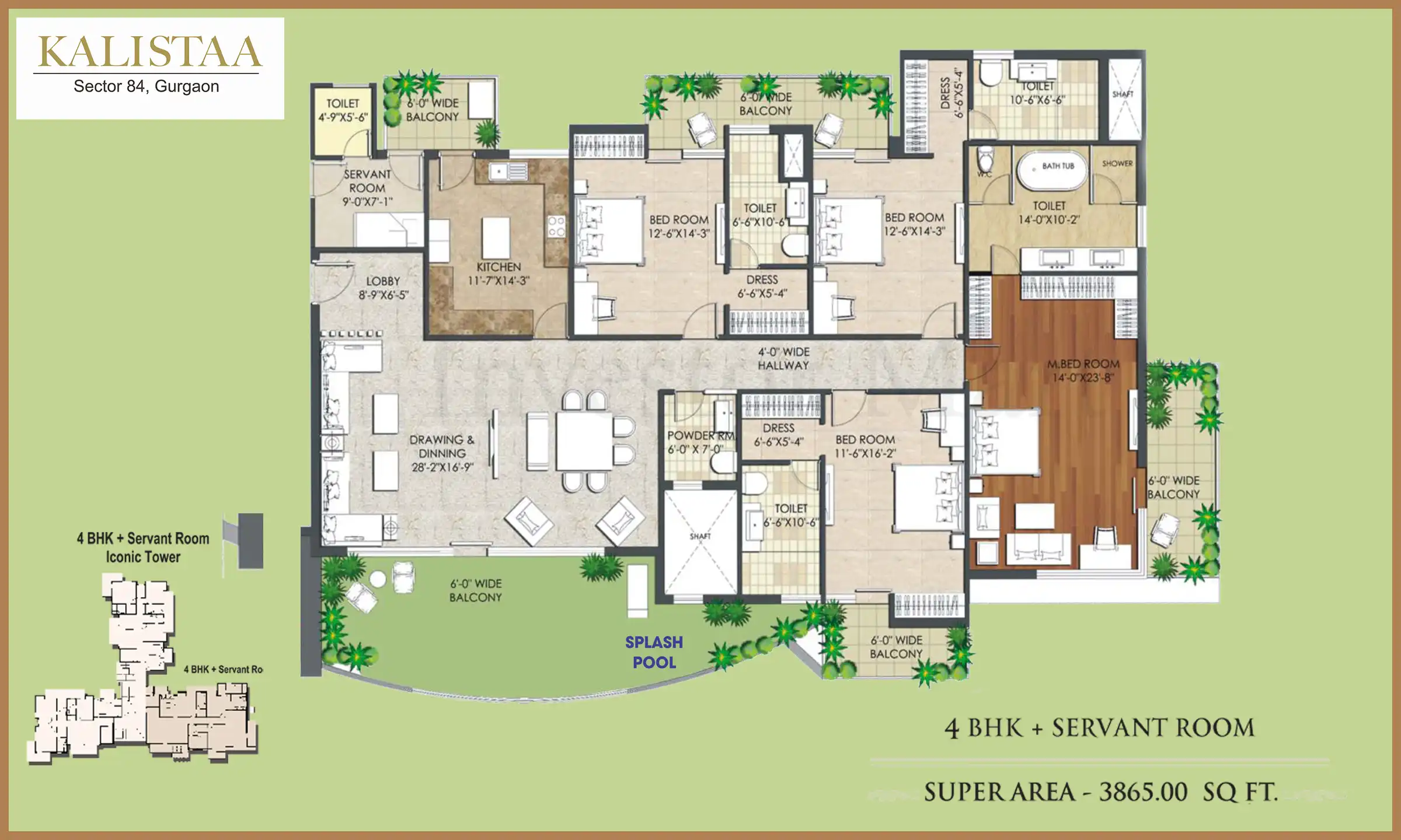 3865 Sqft