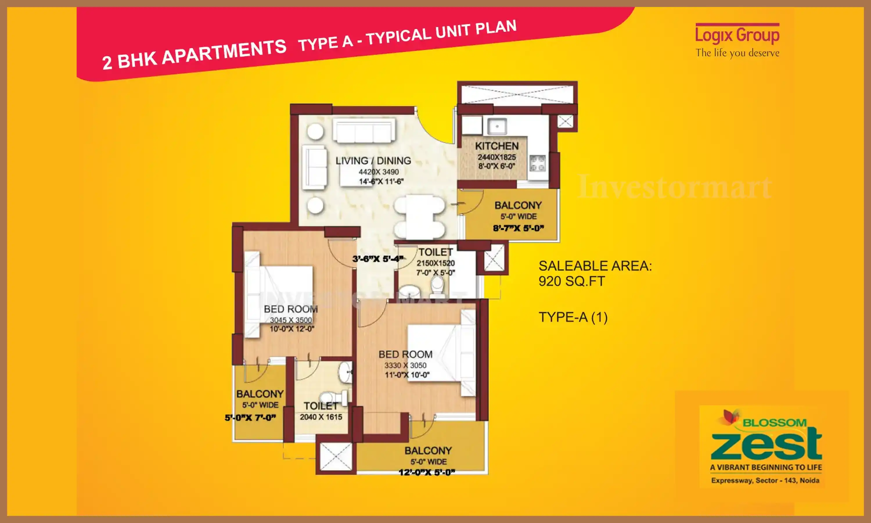 920 Sqft