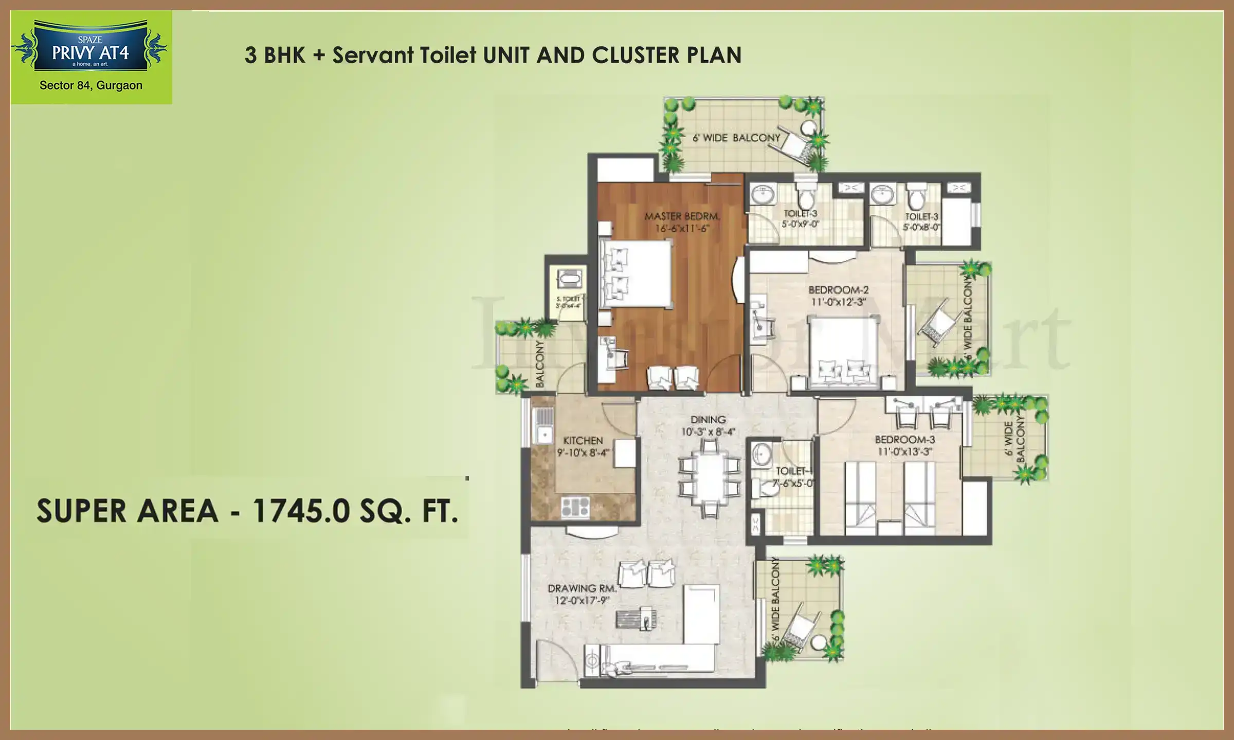 1745 Sqft