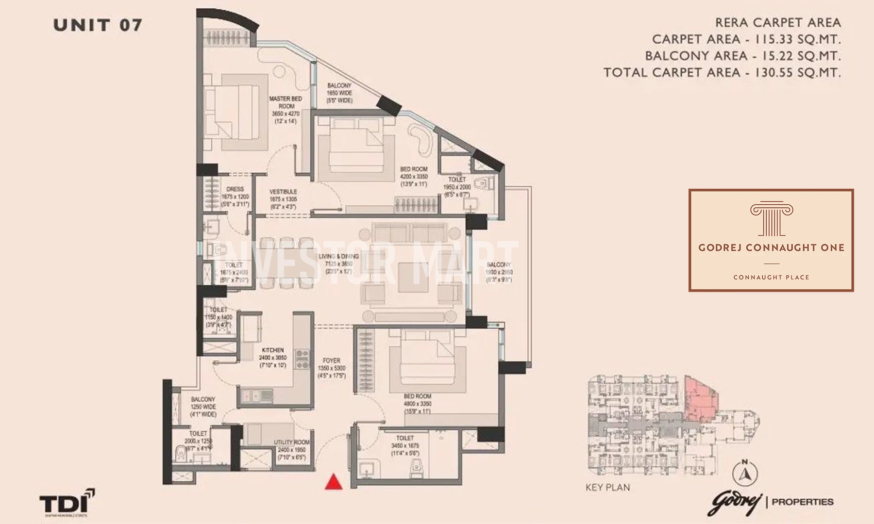 1405 Sqft