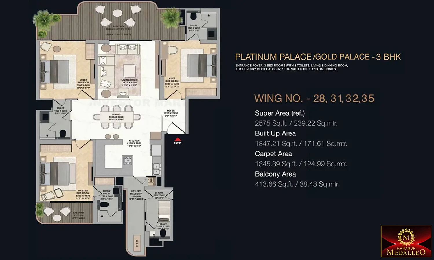 2575 Sqft