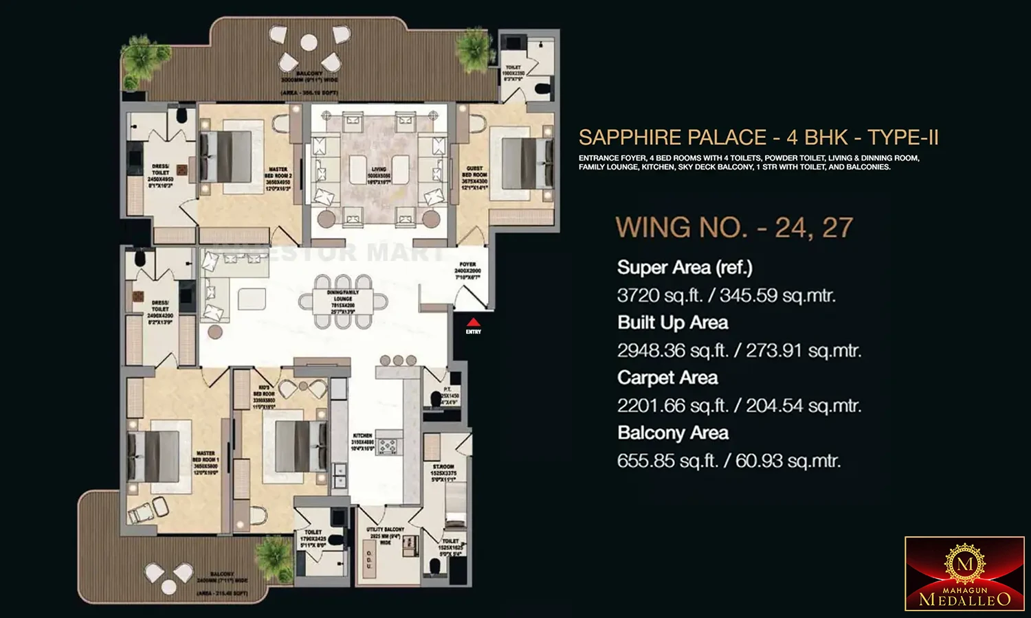 3720 Sqft