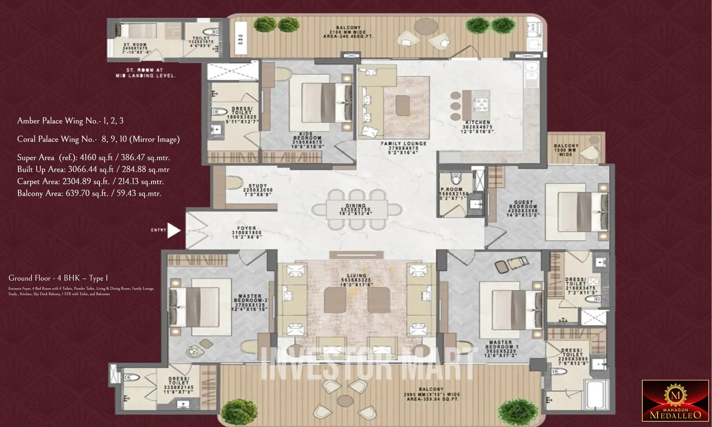 4160 Sqft
