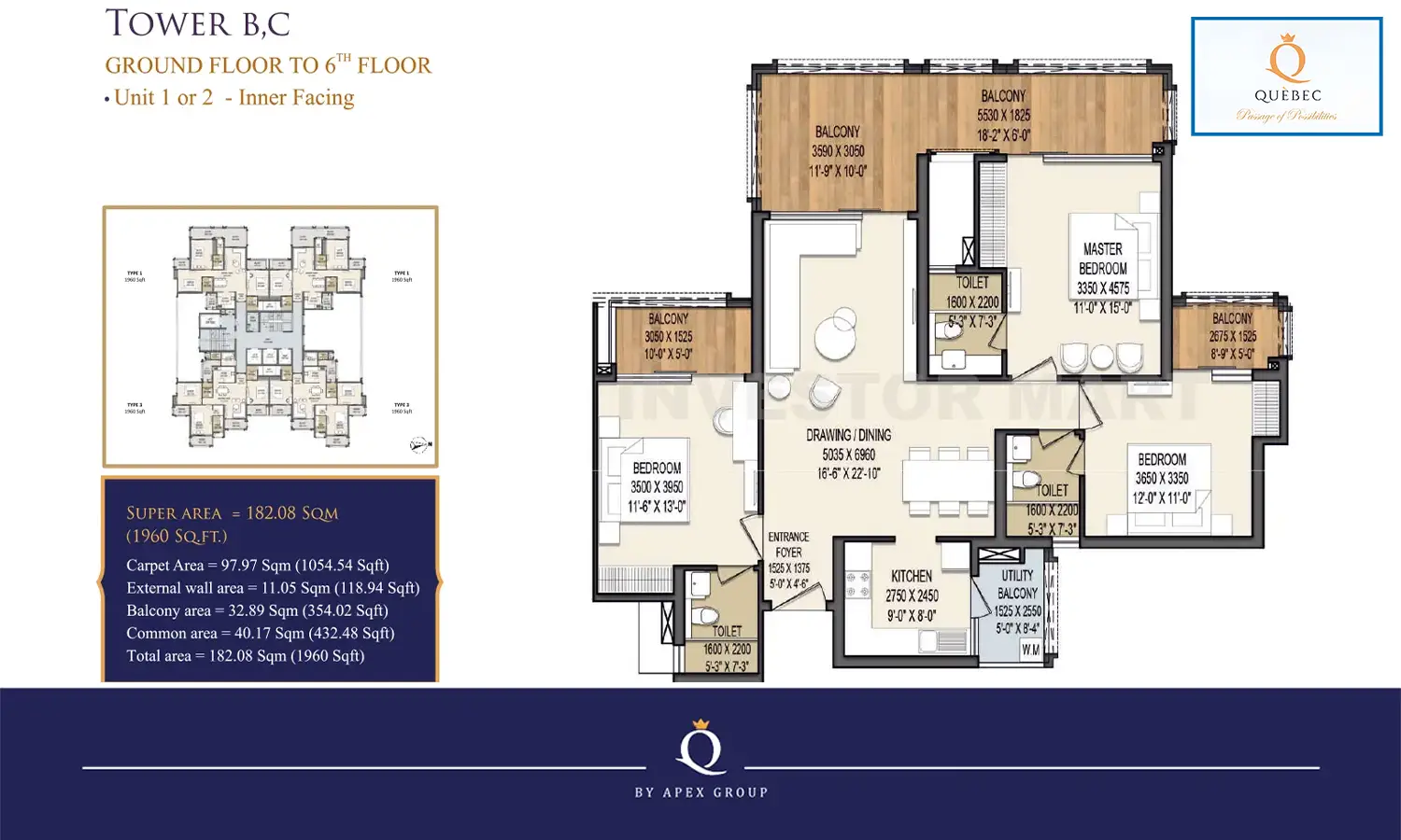 1960 Sqft