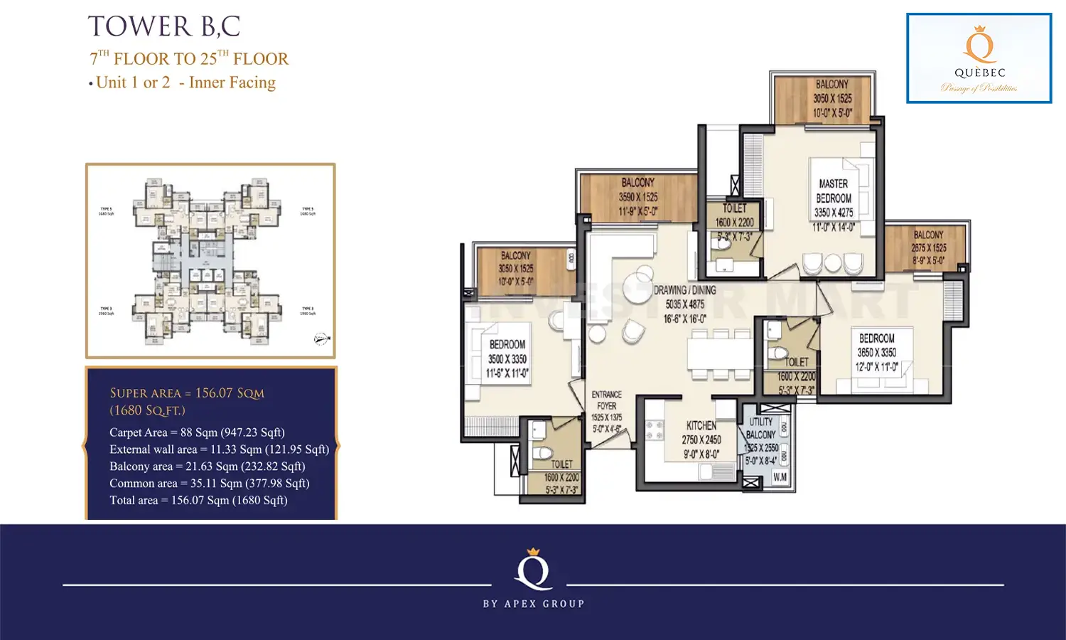 1680 Sqft