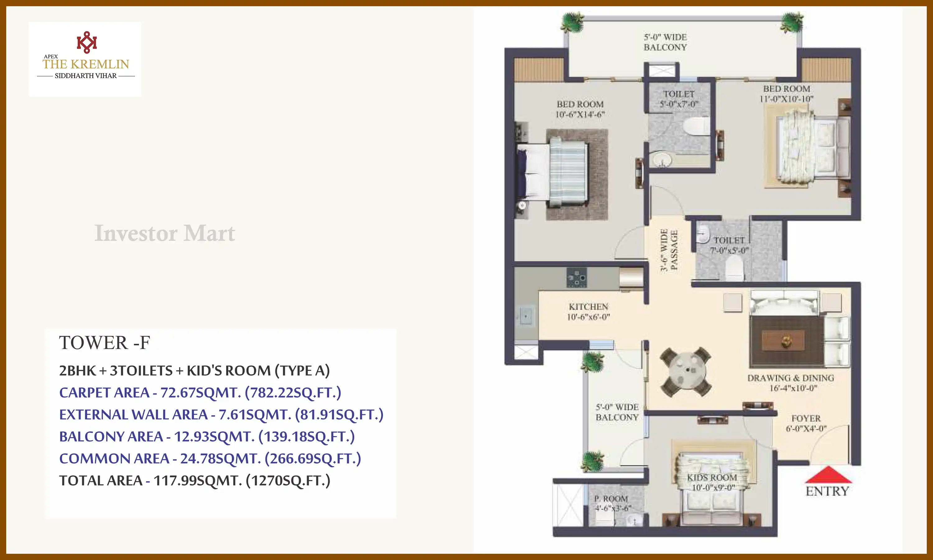 1270 Sqft