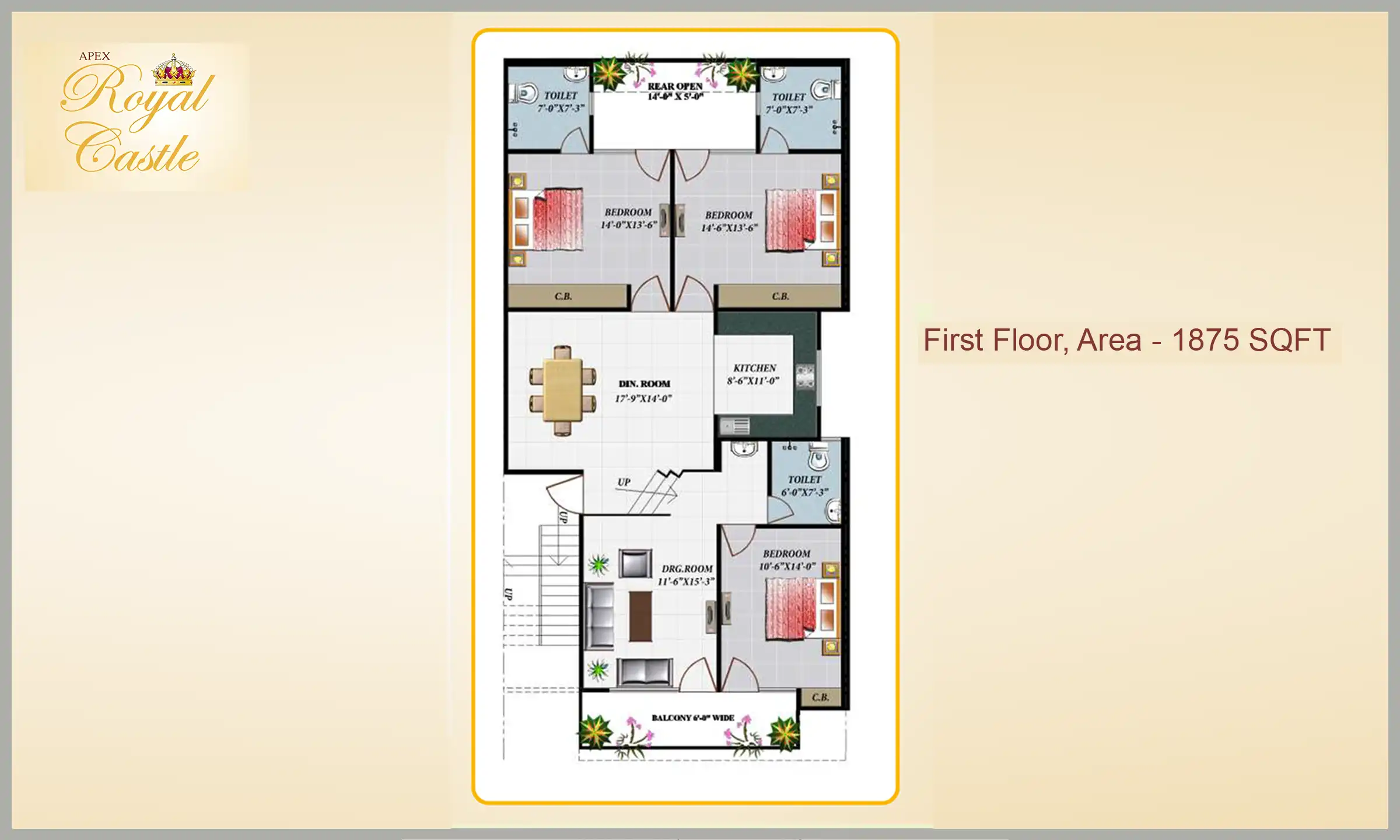 1875 Sqft