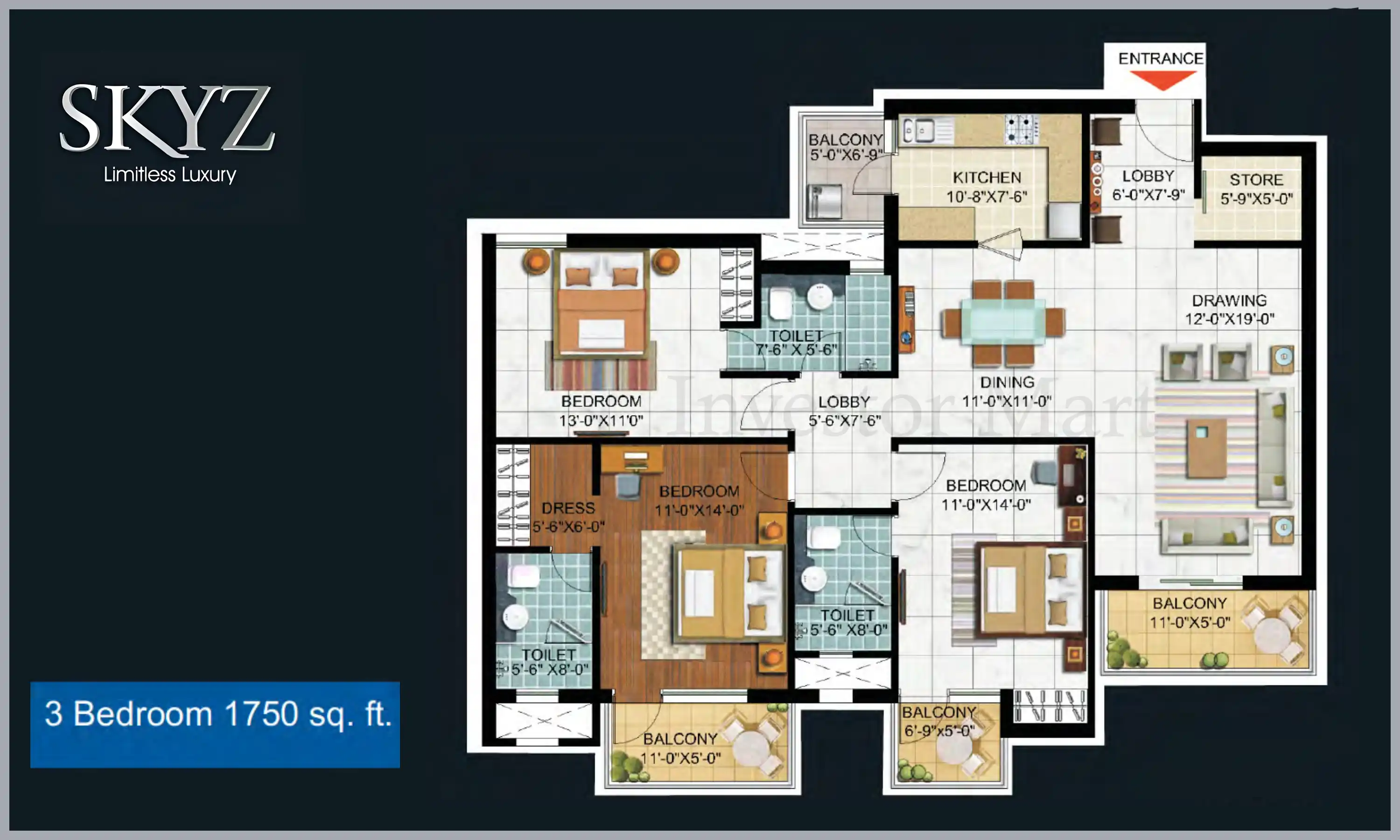 1750 Sqft