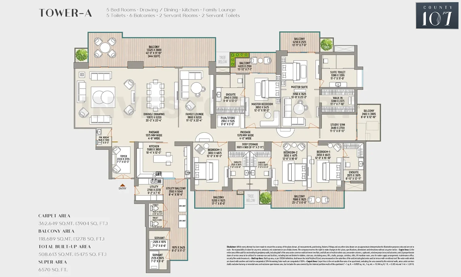 6570 Sqft