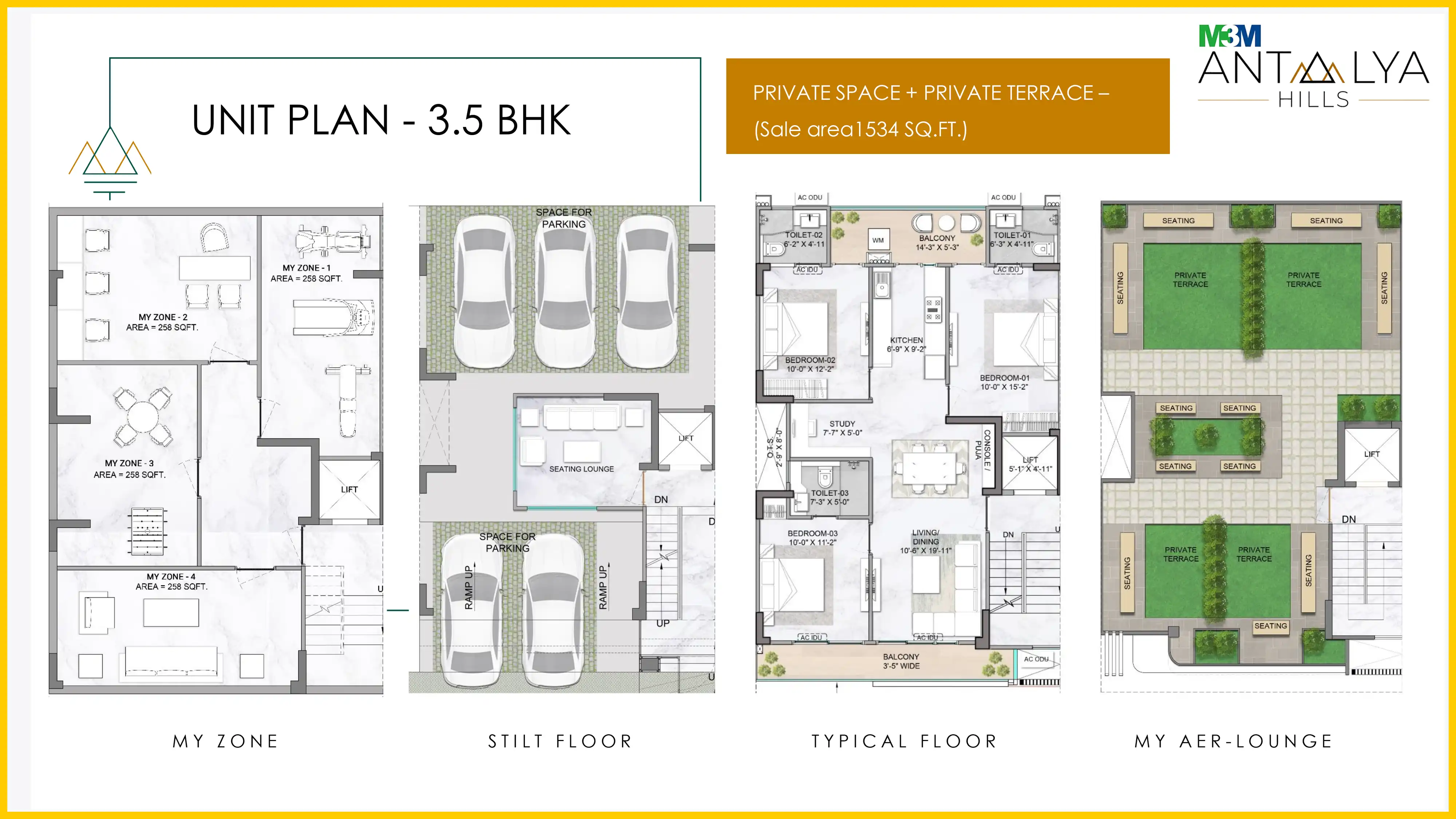 1534 Sqft