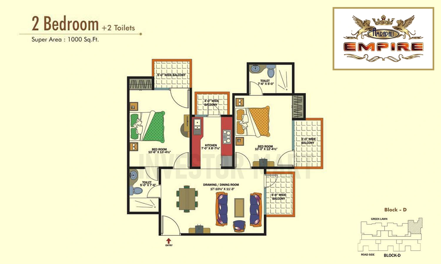 1000 Sqft