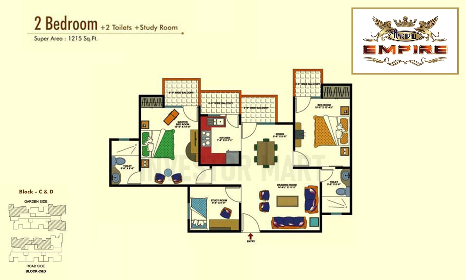 1215 Sqft