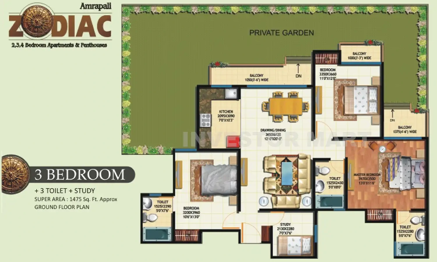 1475 Sqft