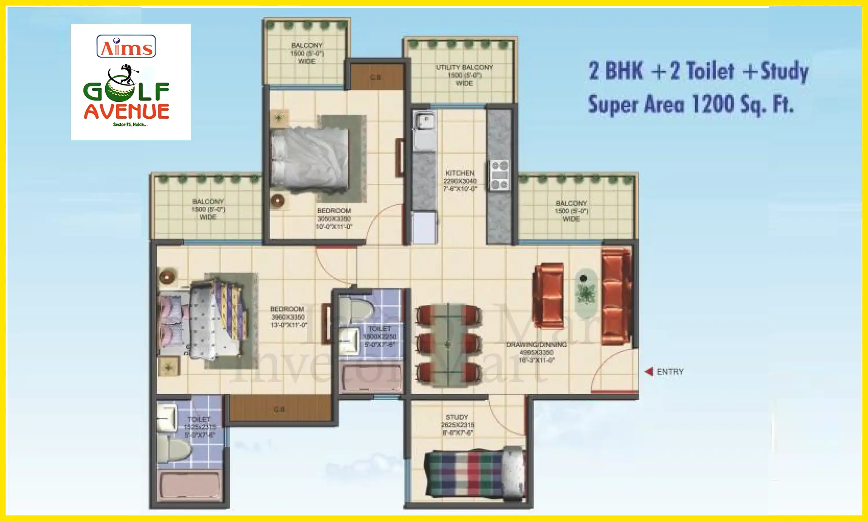 1200 Sqft