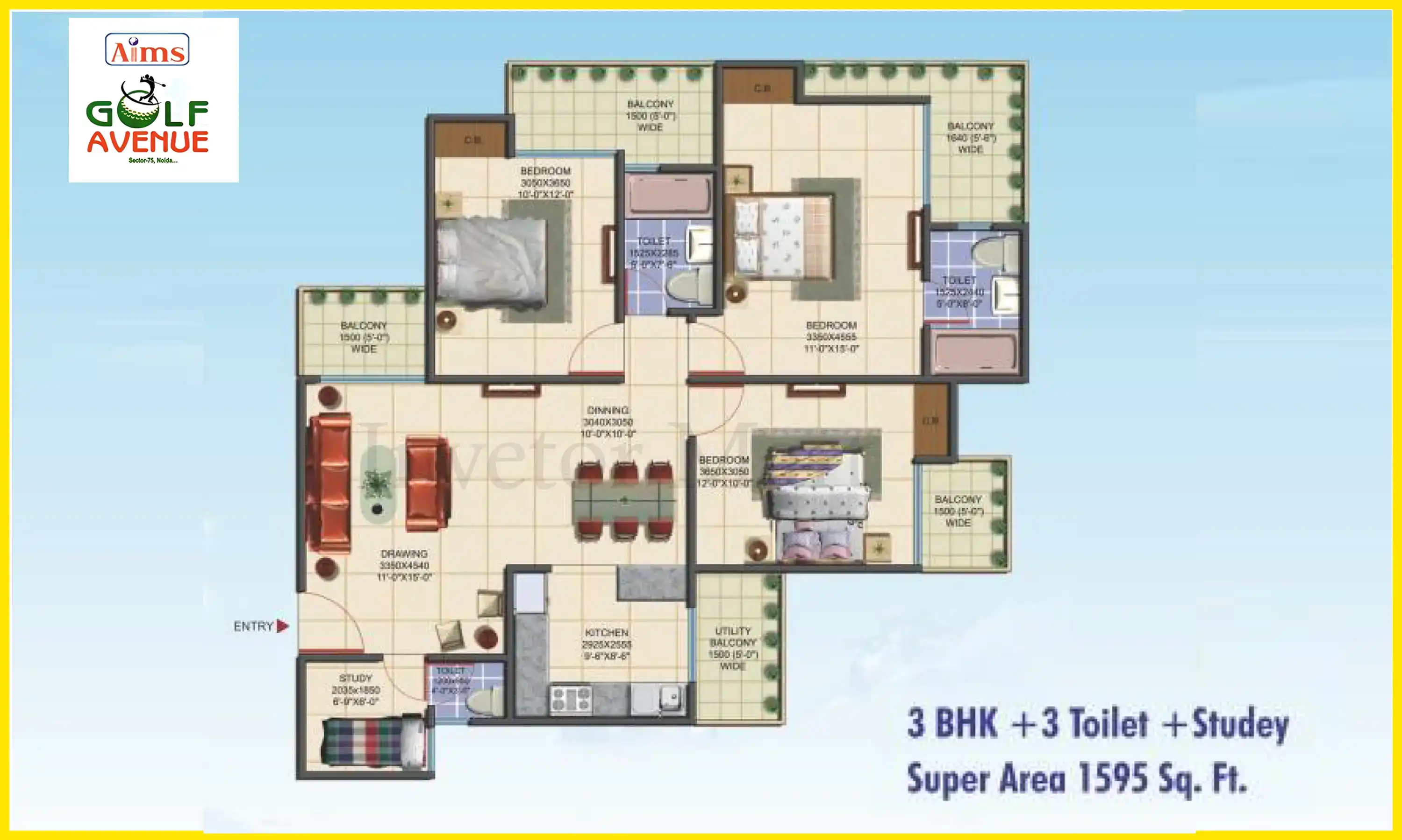 1595 Sqft