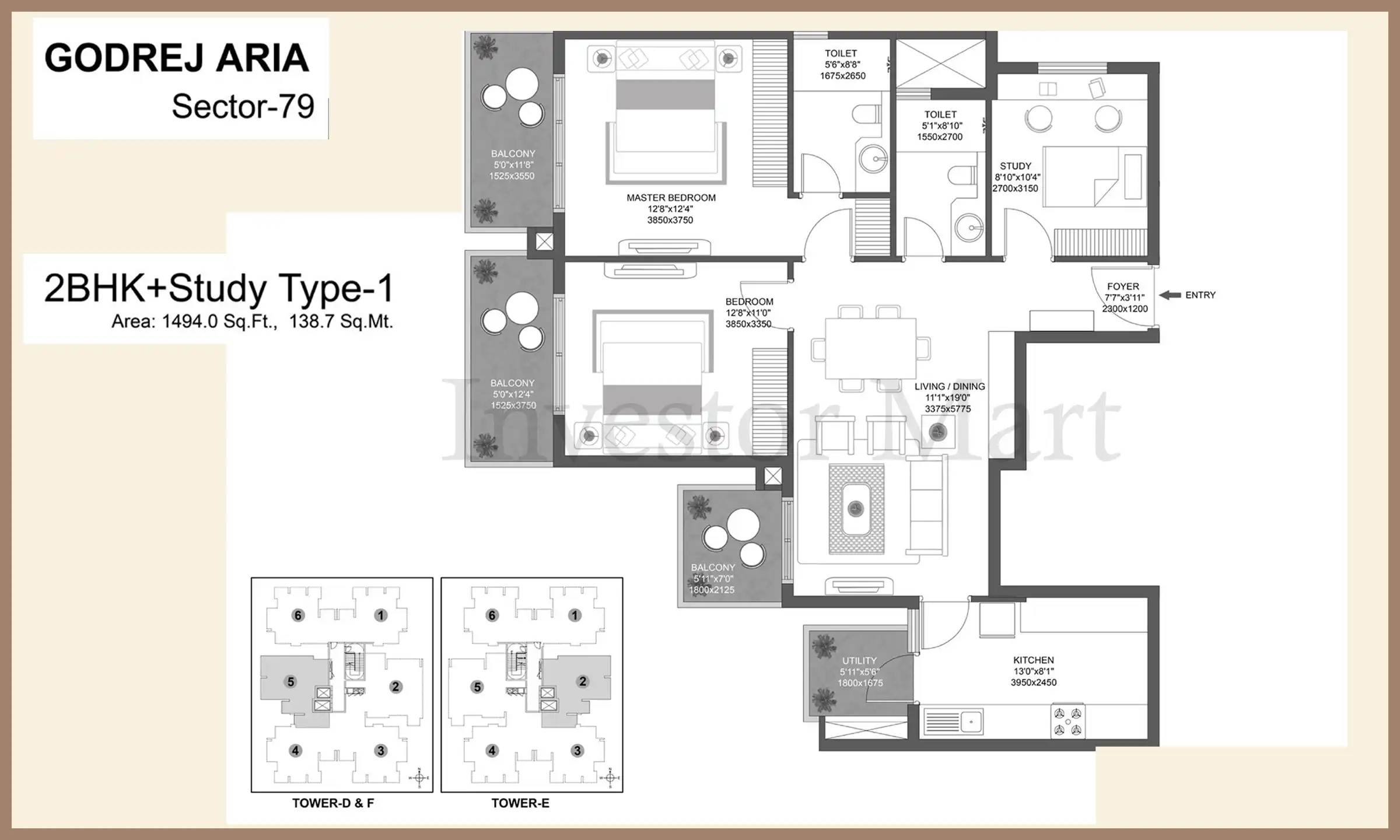 1494 Sqft