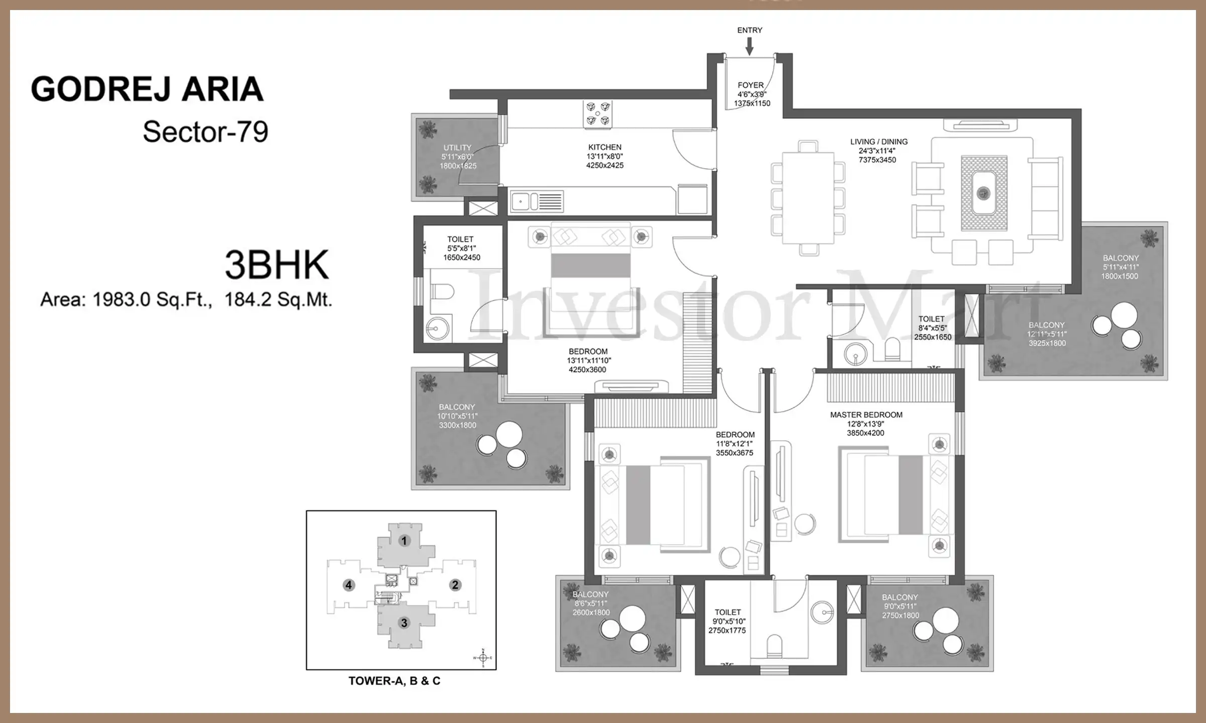 1983 Sqft