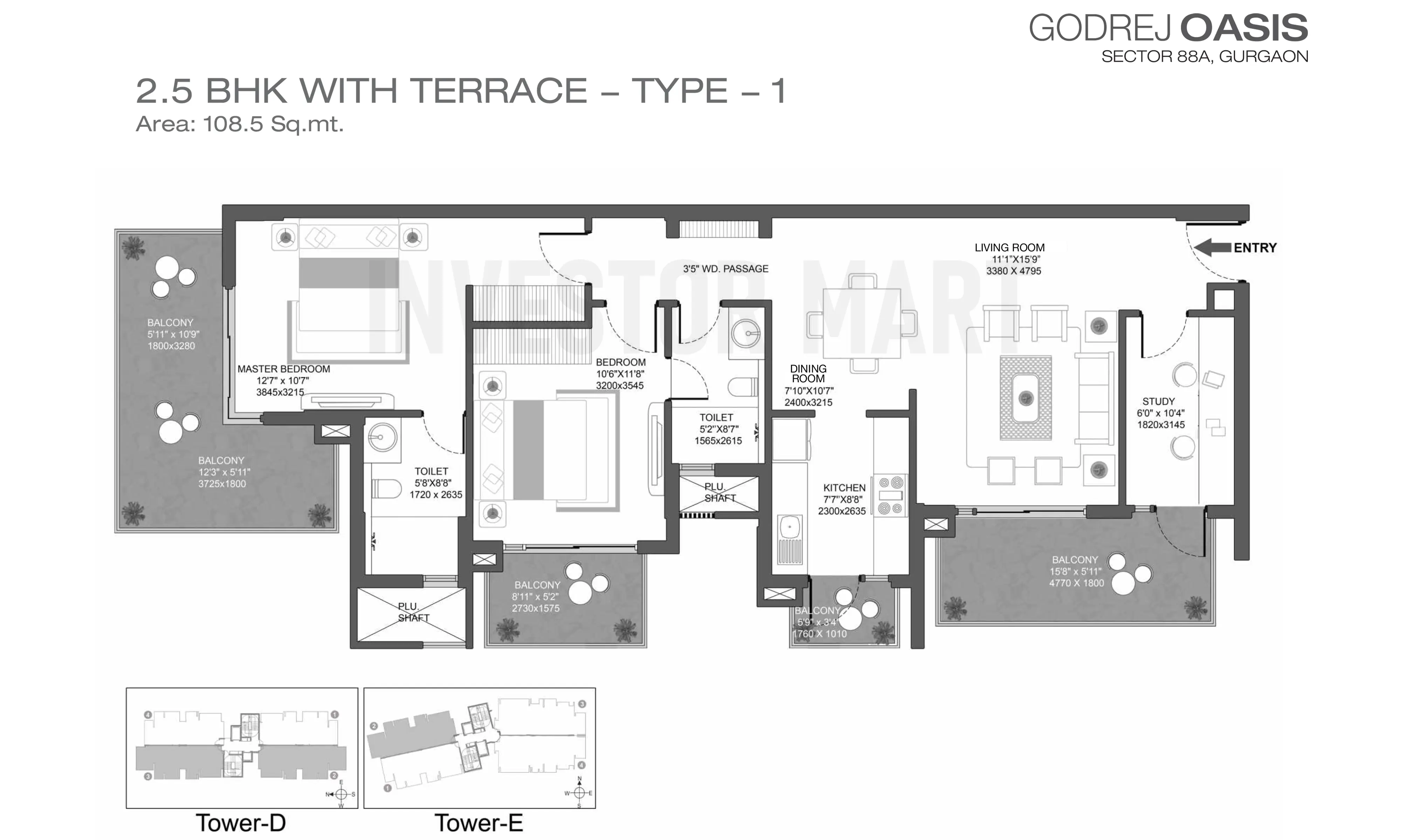 1167 Sqft