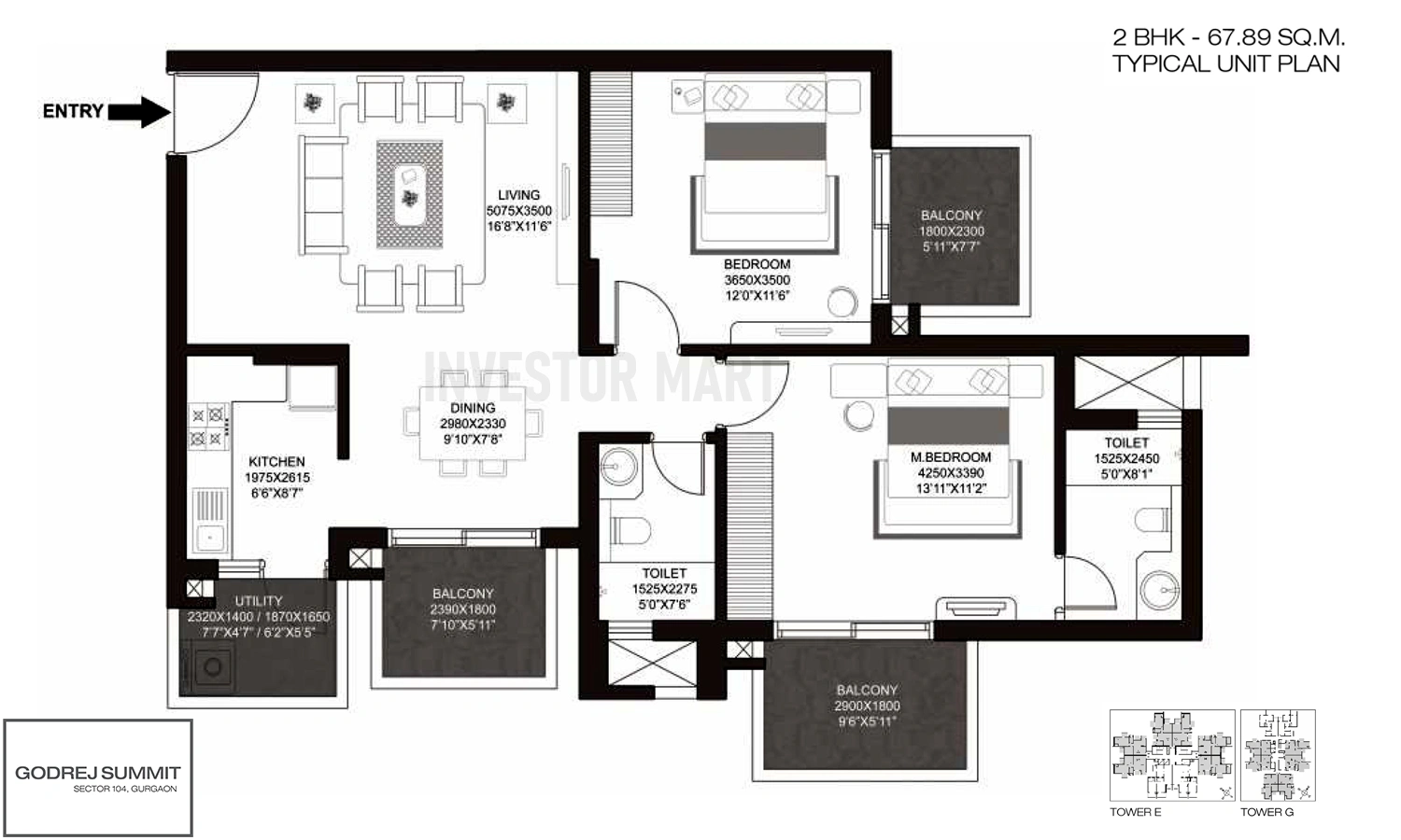 750 Sqft