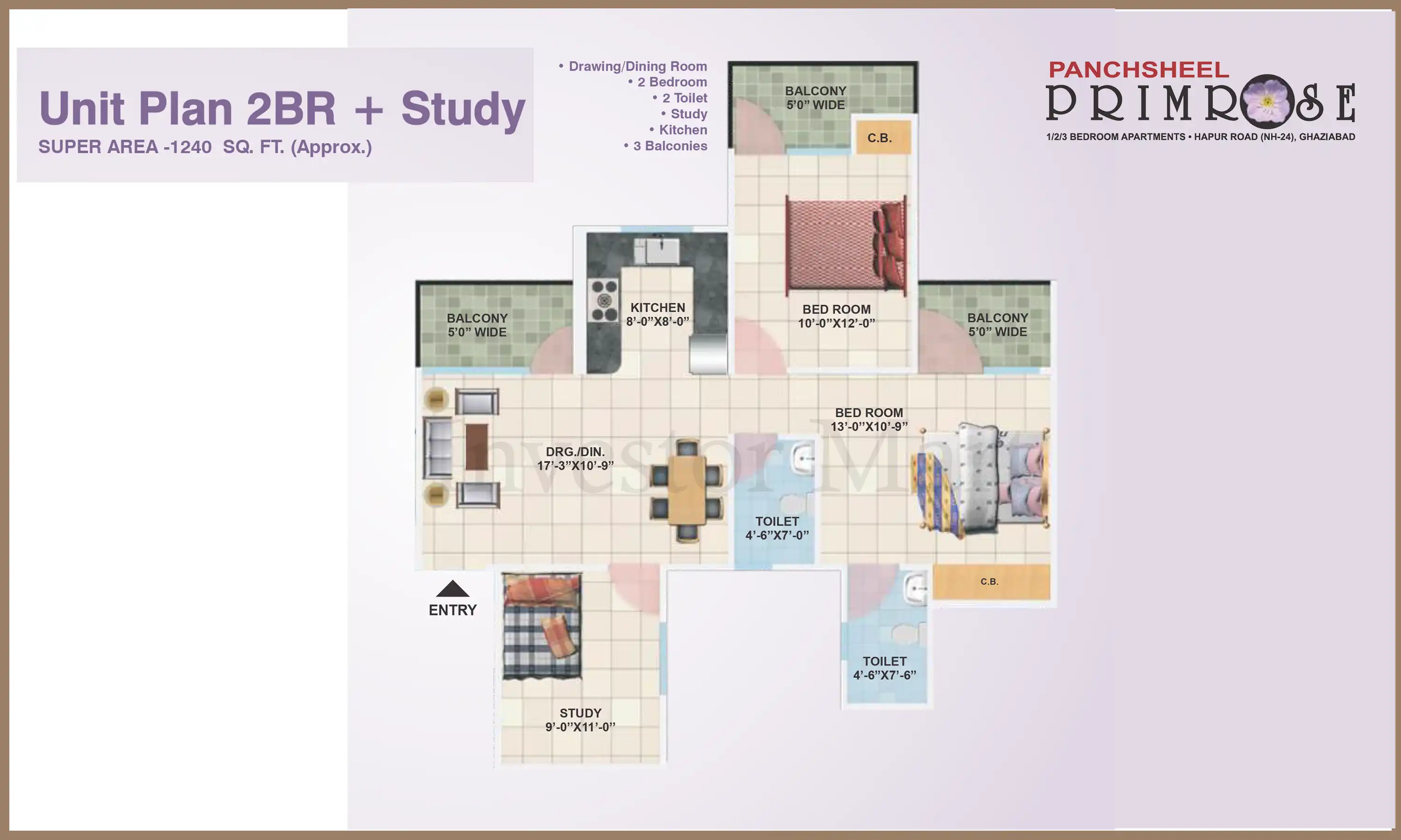 1240 Sqft