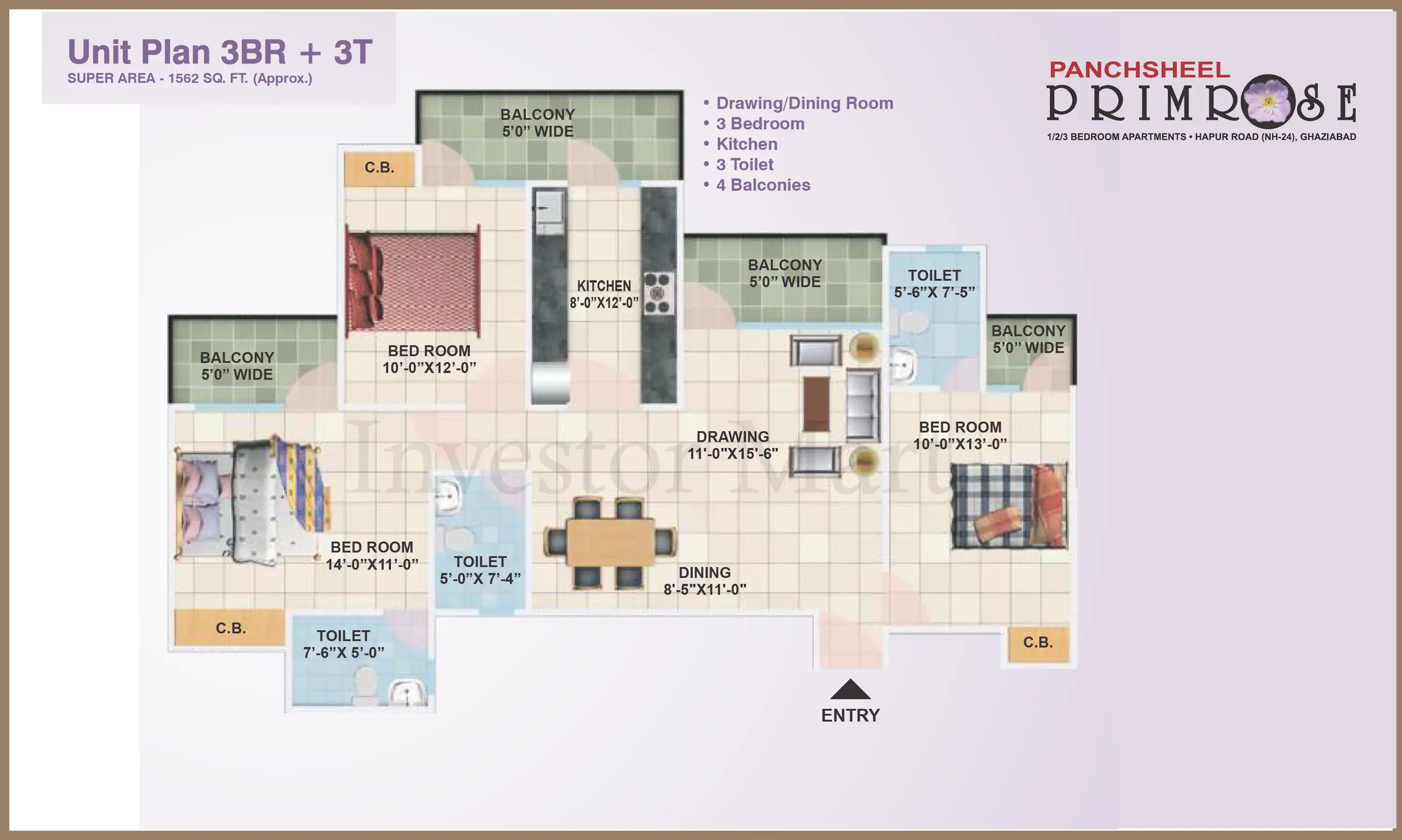 1562 Sqft