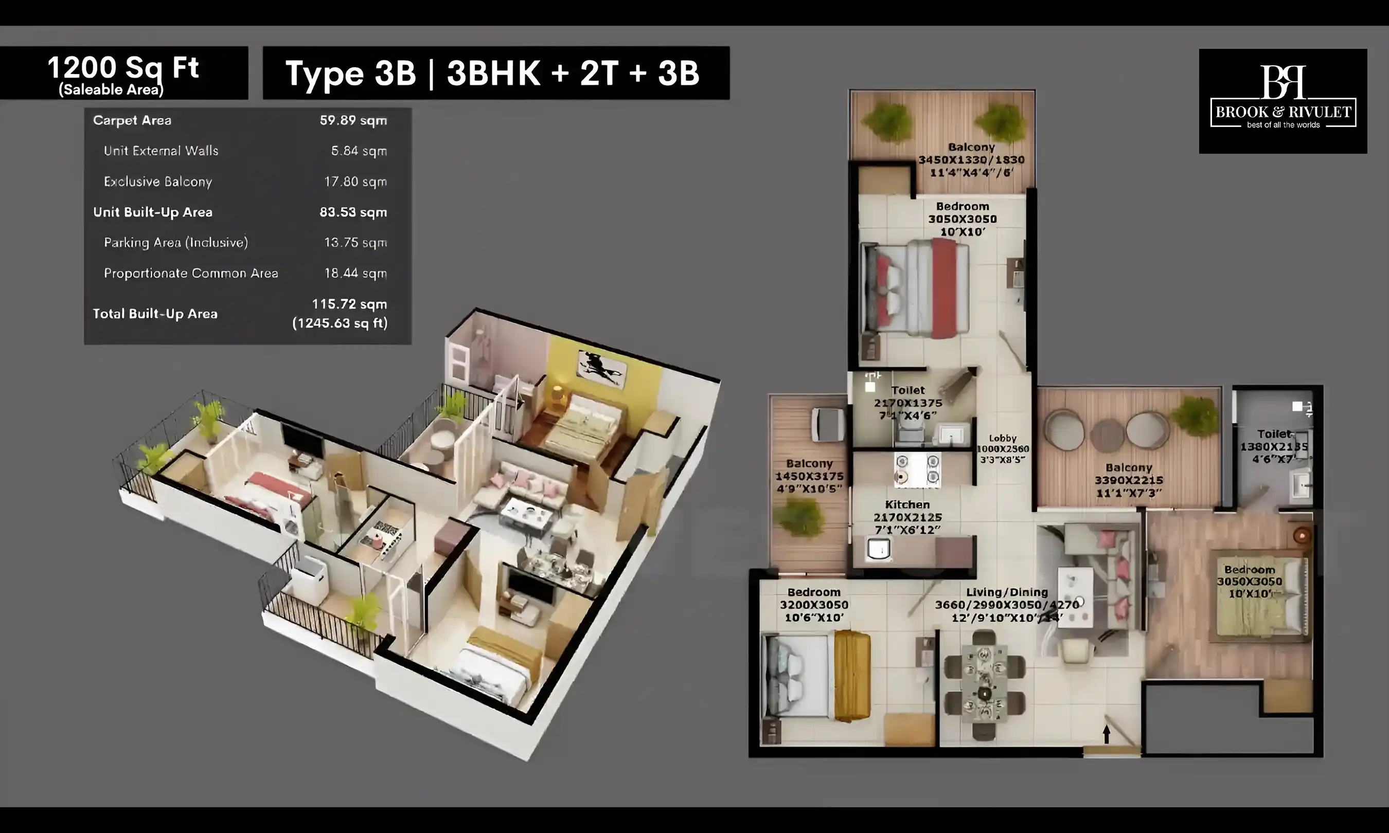 1200 Sqft