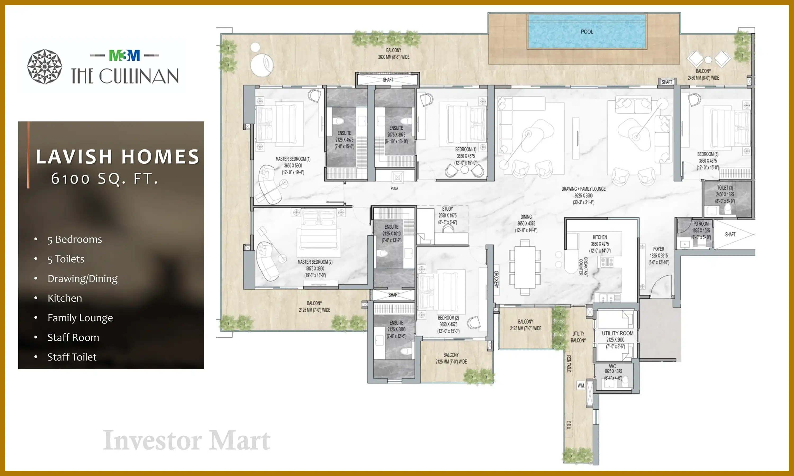 6100 Sqft