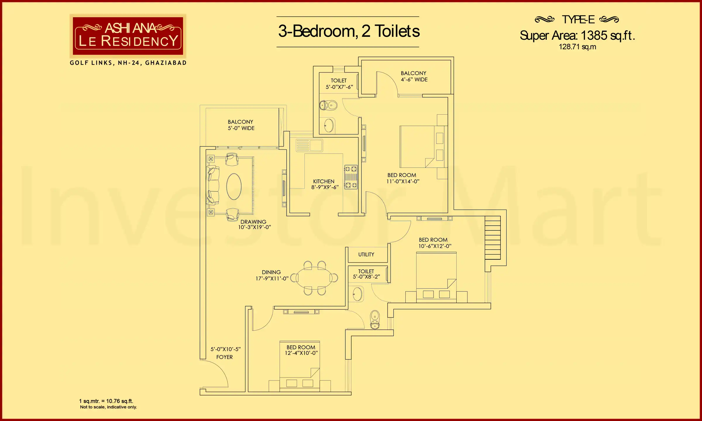 1385 Sqft