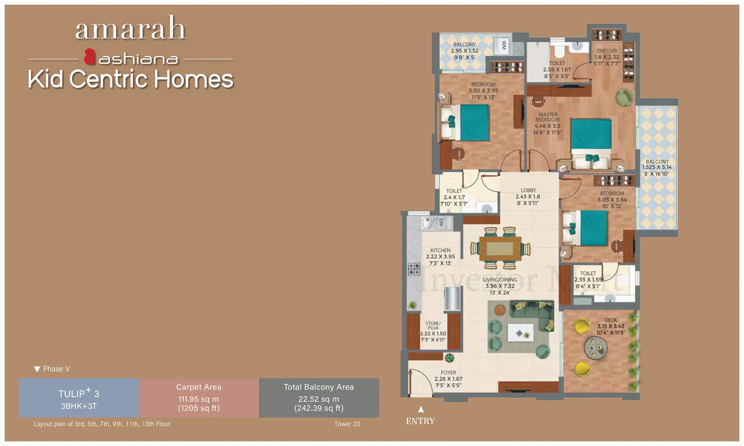 1205 Sqft