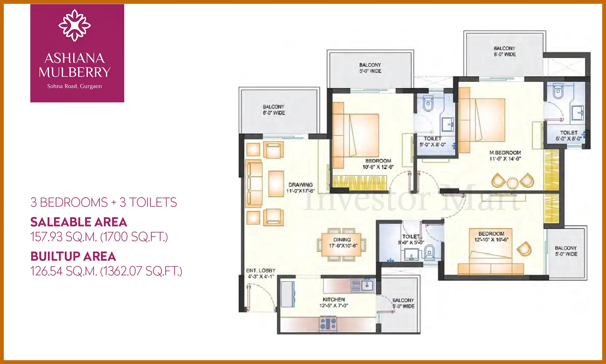 1700 Sqft