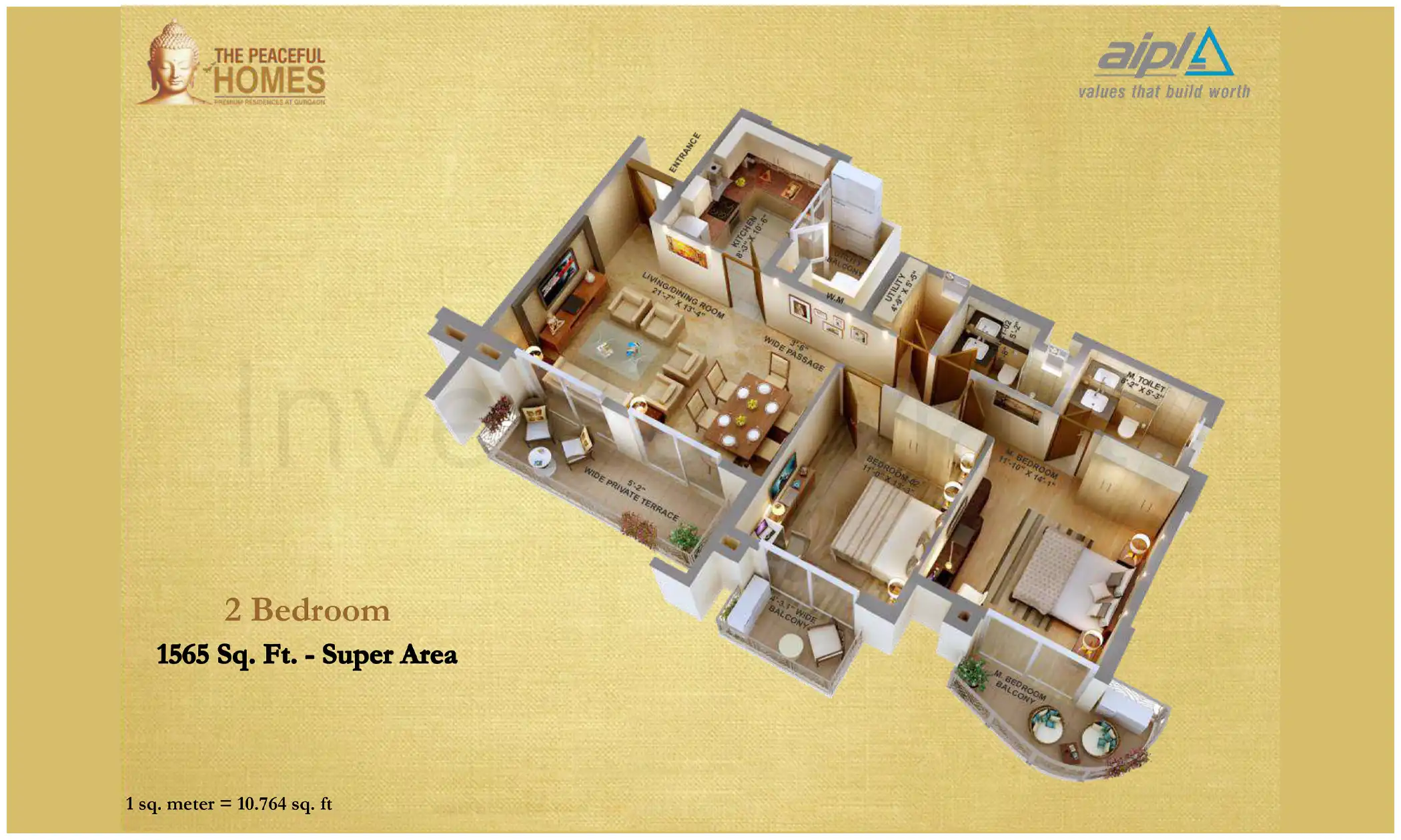 1565 Sqft