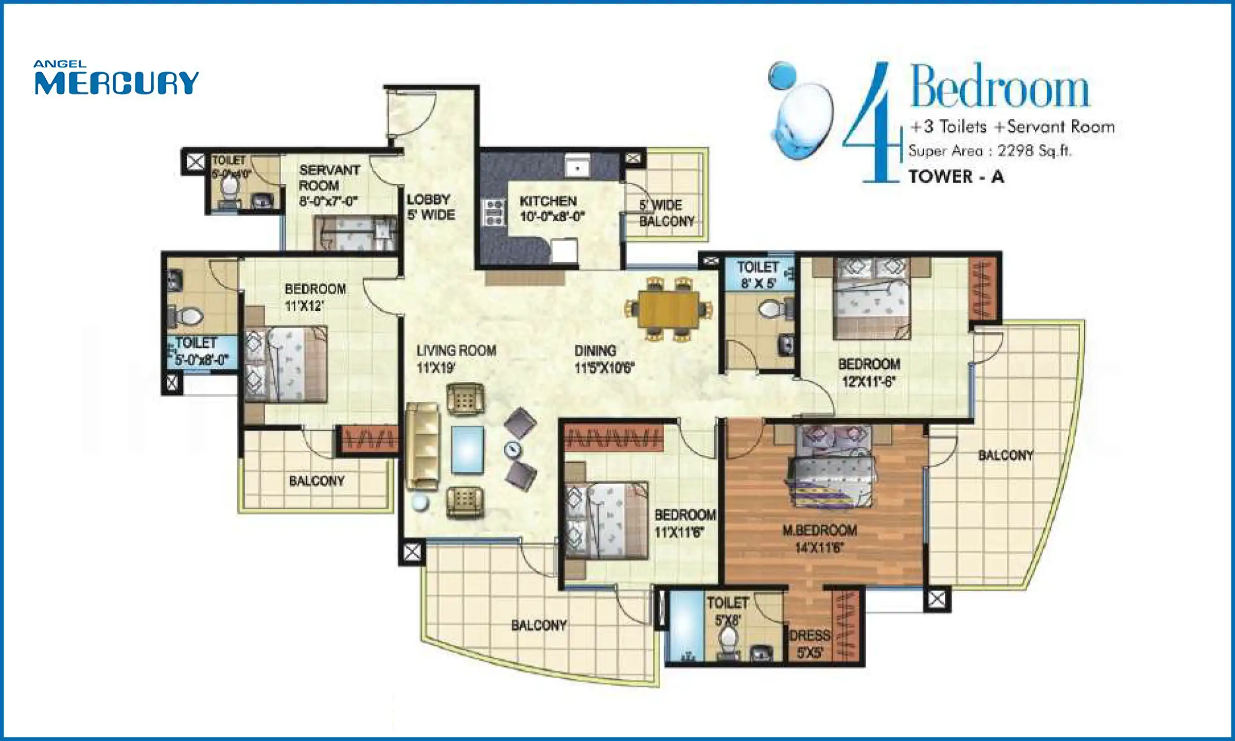 2298 Sqft