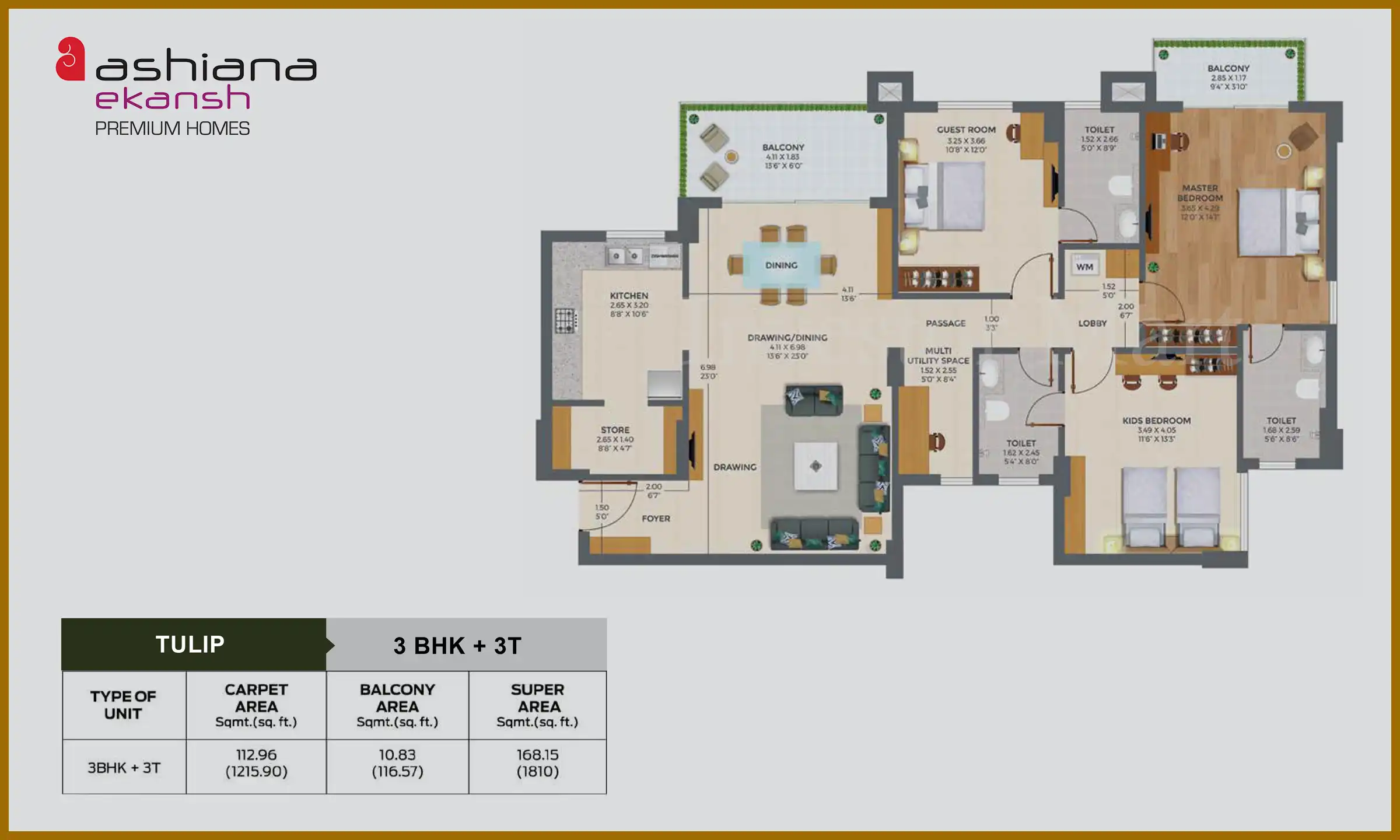 1810 Sqft