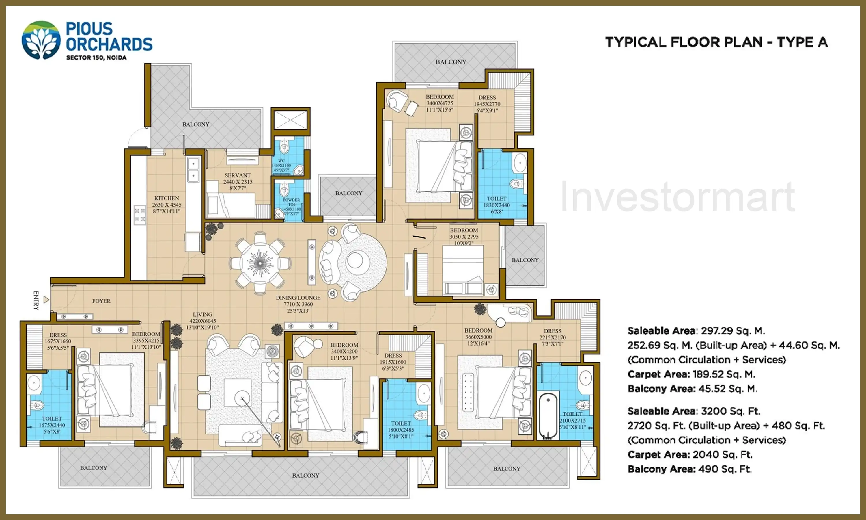 3200 Sqft