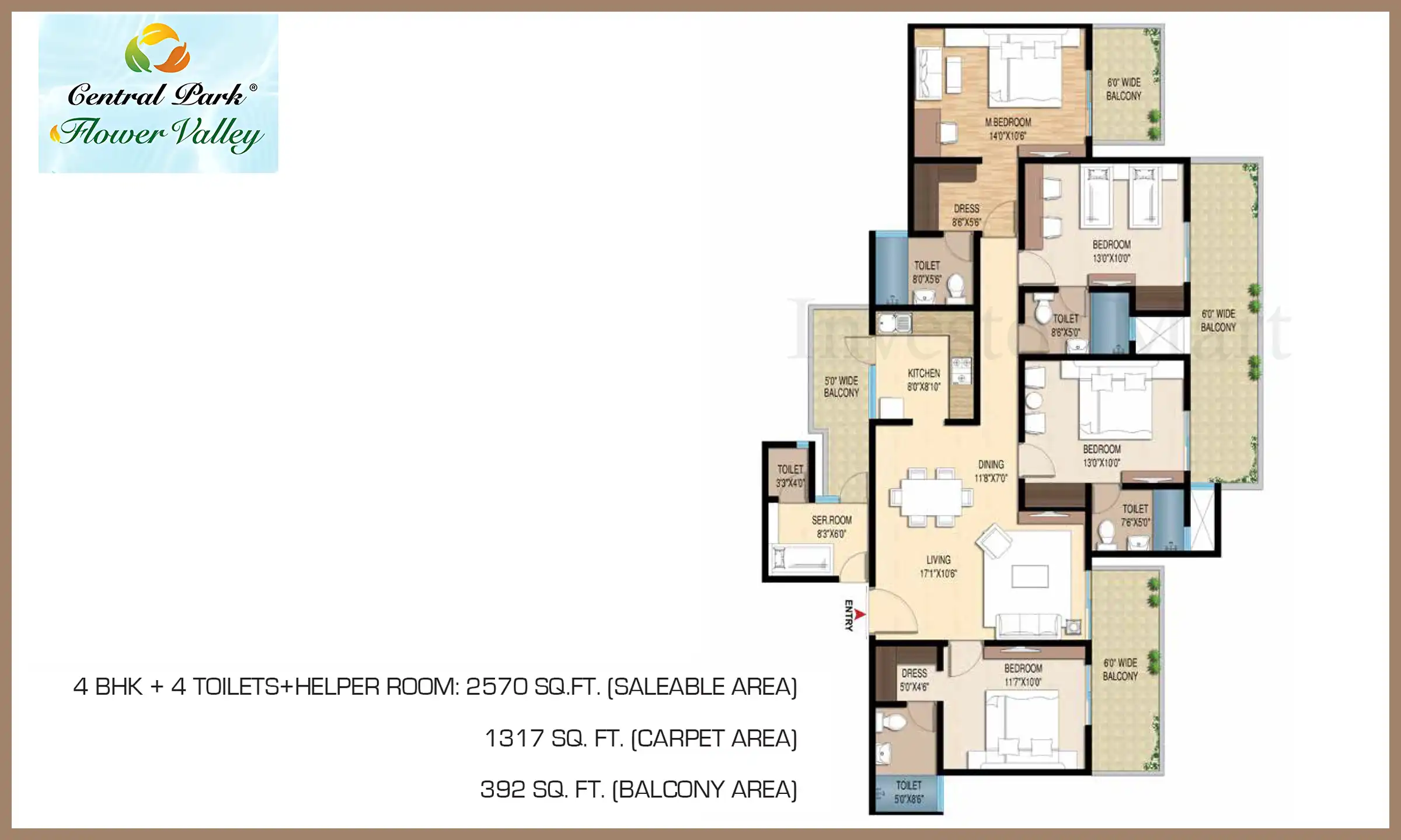 2570 Sqft